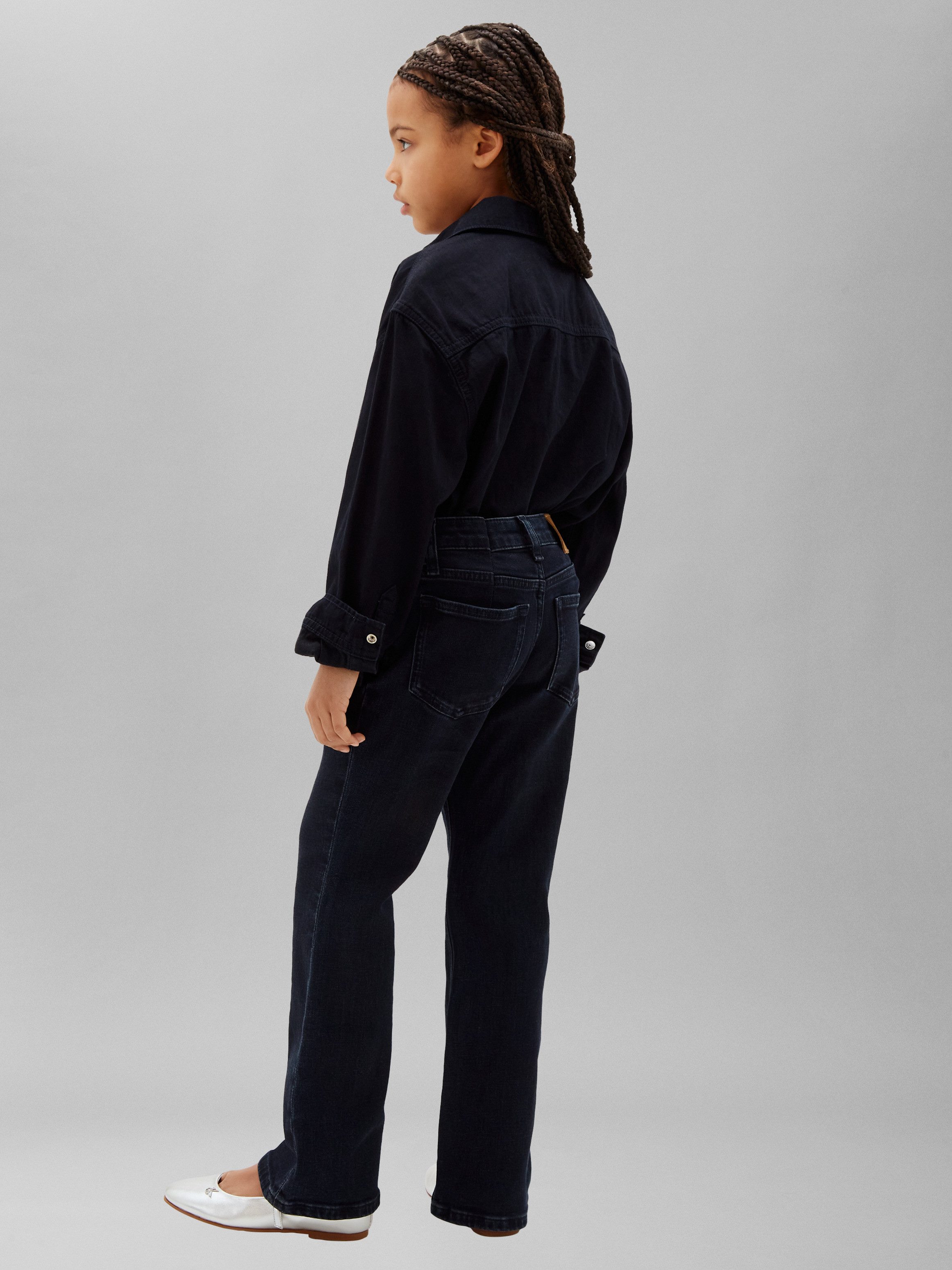 Calvin Klein Jeans Schlagjeans FLARE ANDREW BLUE WASH Regular fit für Kinder mit praktischen Taschen