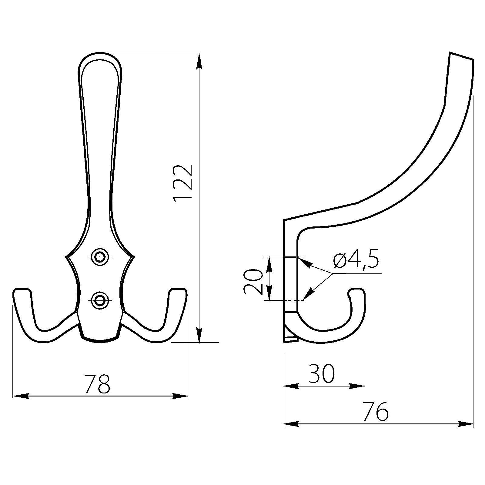 SO-TECH® Garderobenhaken Garderobenhaken LENA BA 20 günstig online kaufen