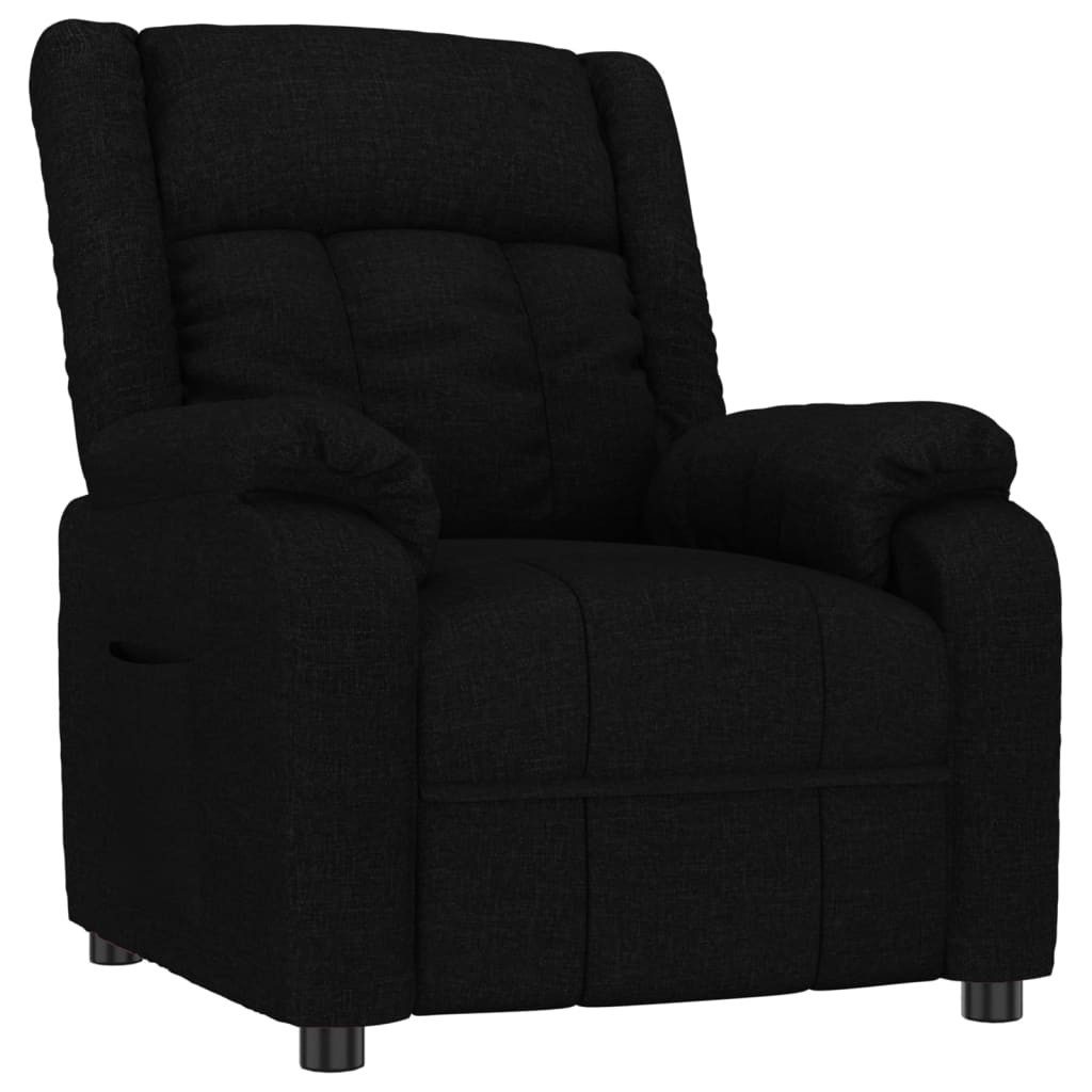 vidaXL Sessel Relaxsessel Schwarz Stoff (1-St) günstig online kaufen