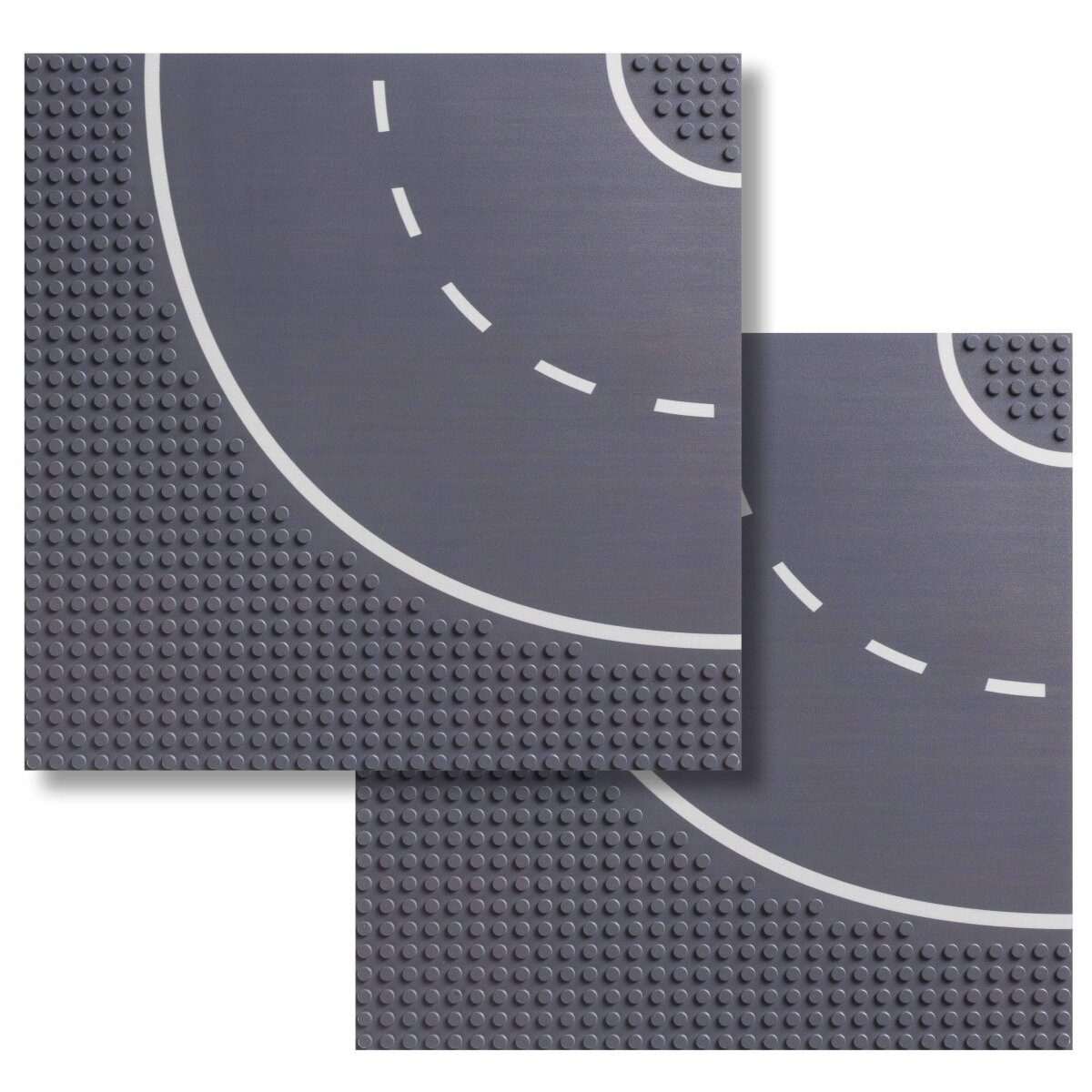 Wisam BR1CKS Baseplate Kurve 32x32 2er Spielbausteine