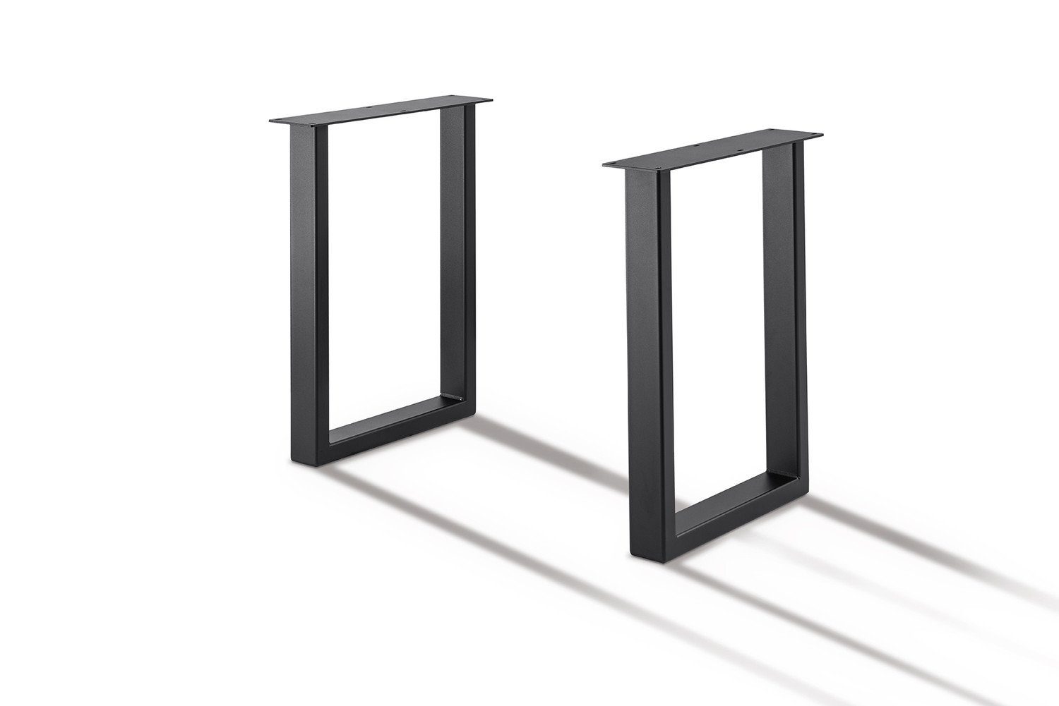 Tischgestell Tischfuß U 60x8x72 Stahl Schwarz Tischgestell Tischbein Neu