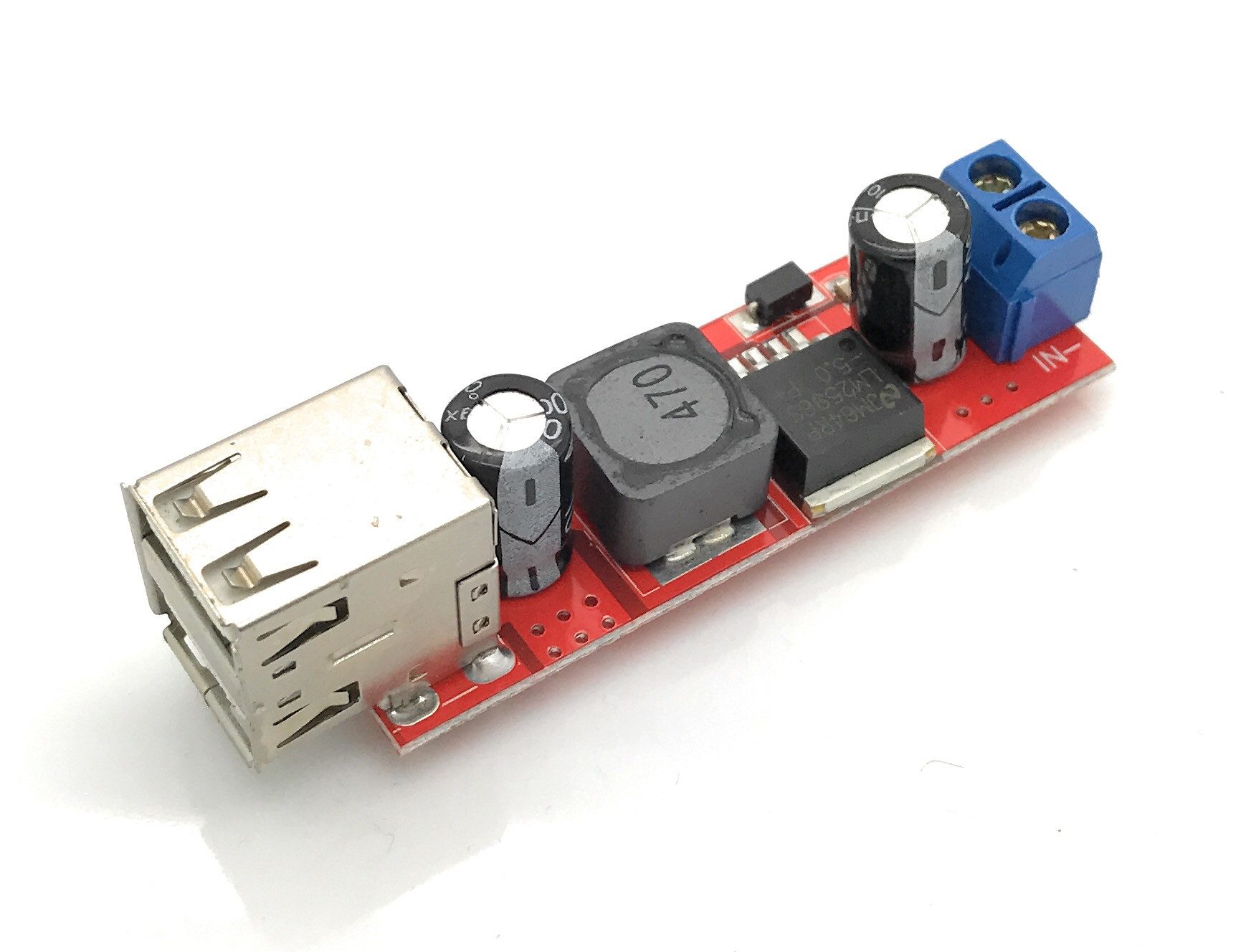 Netzteilmodul 6 - 40V -> 5V / 3A mit 2x USB Ausgang Netzteil