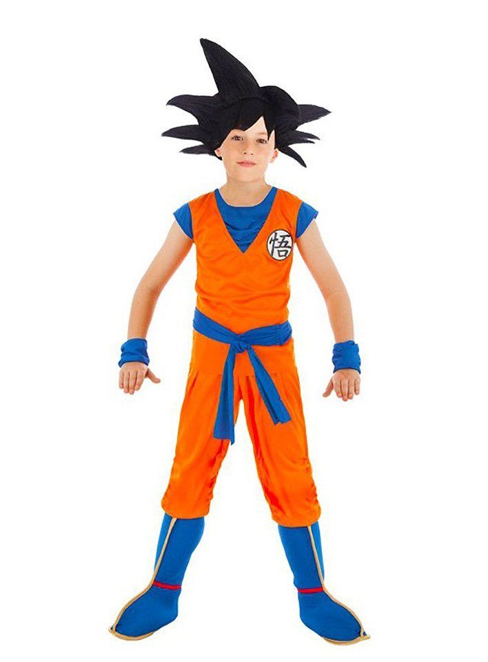 Metamorph Kostüm Son-Goku, Original Kinderkostüm aus den Kult-Mangas und  -Animes