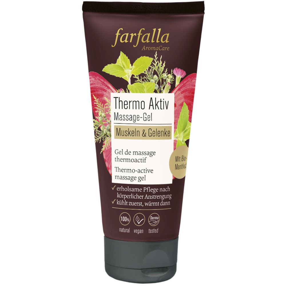 Farfalla Essentials AG Hautpflege-Set Muskeln Gelenke Thermo Aktiv Massage-Gel, 100 ml