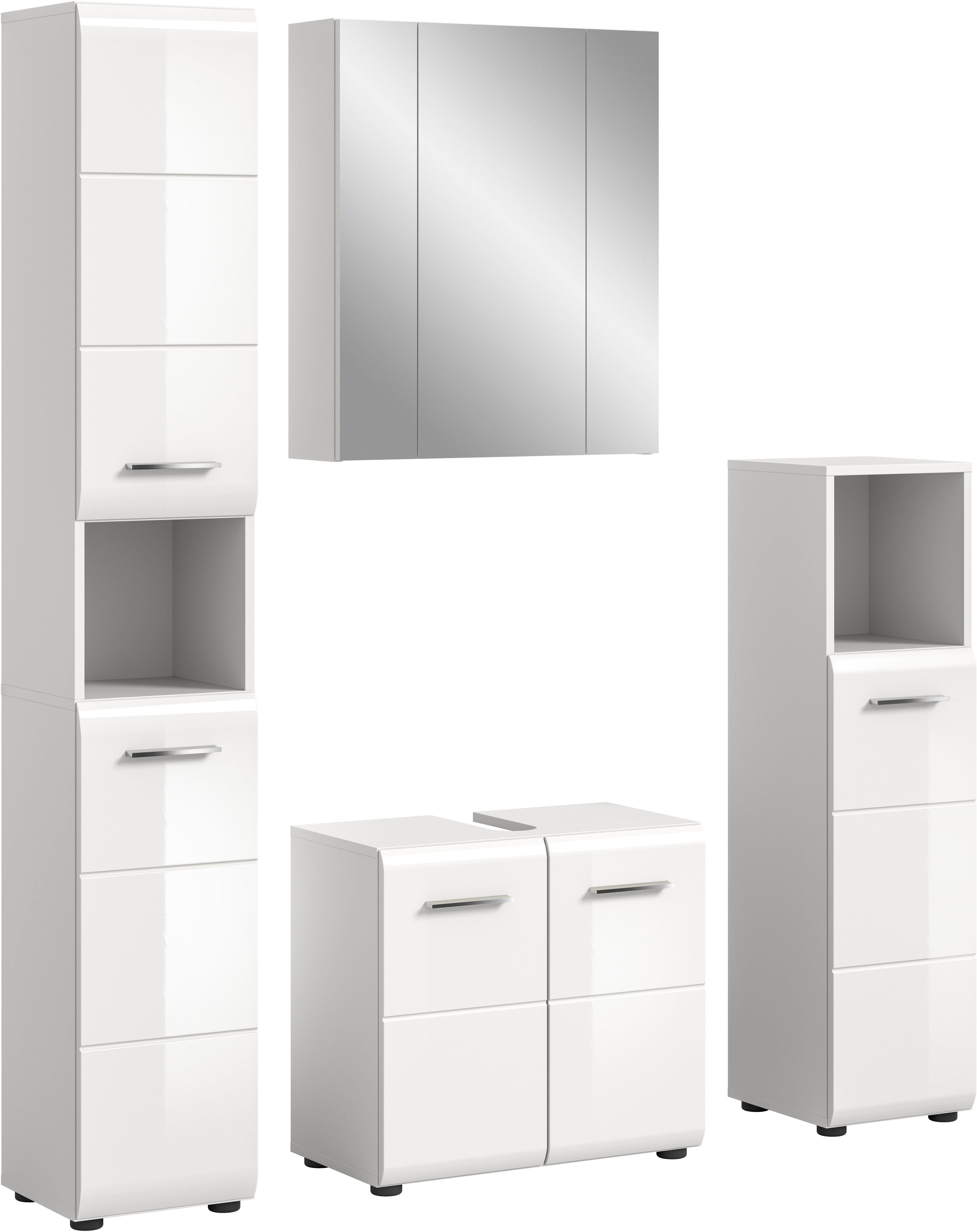 INOSIGN Badezimmer-Set, (Set, 4-St), Florenz, Badkombination günstig online kaufen