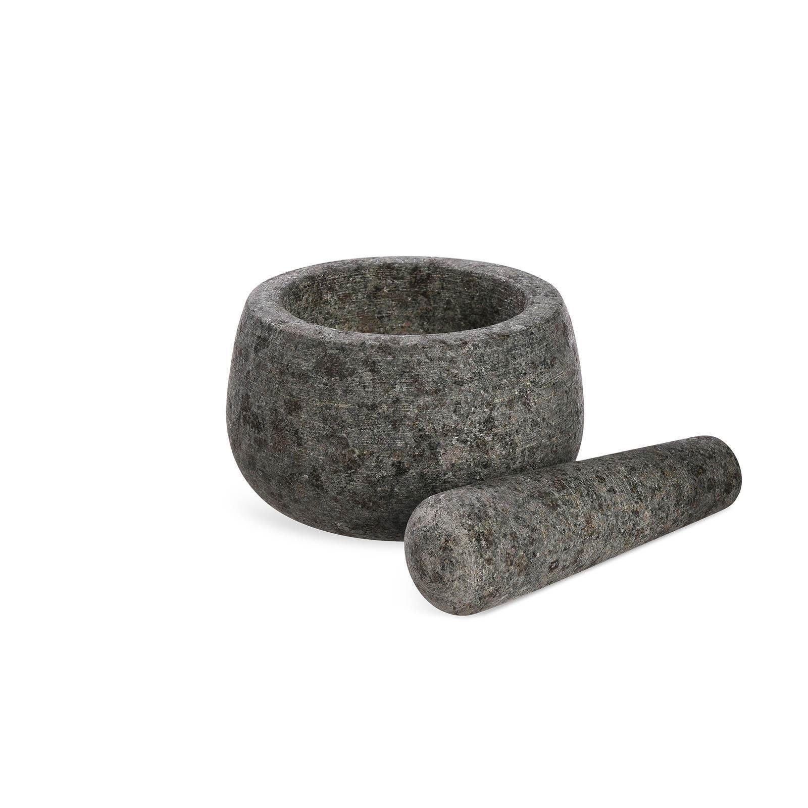 Depot Pfannenuntersetzer Mörser-Set Adeline, Packung, Zentimeter, Zentimeter H aus Granit, 8 Ø 12