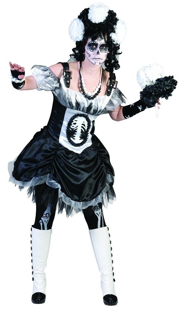 Hexen-Kostüm Geisterbraut Kostüm für Damen - Halloween Vampir S