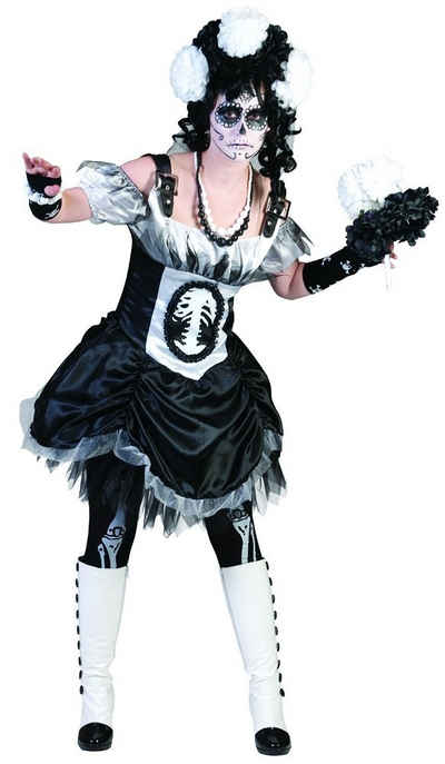 Funny Fashion Hexen-Kostüm Geisterbraut Kostüm für Damen - Halloween Vampir S