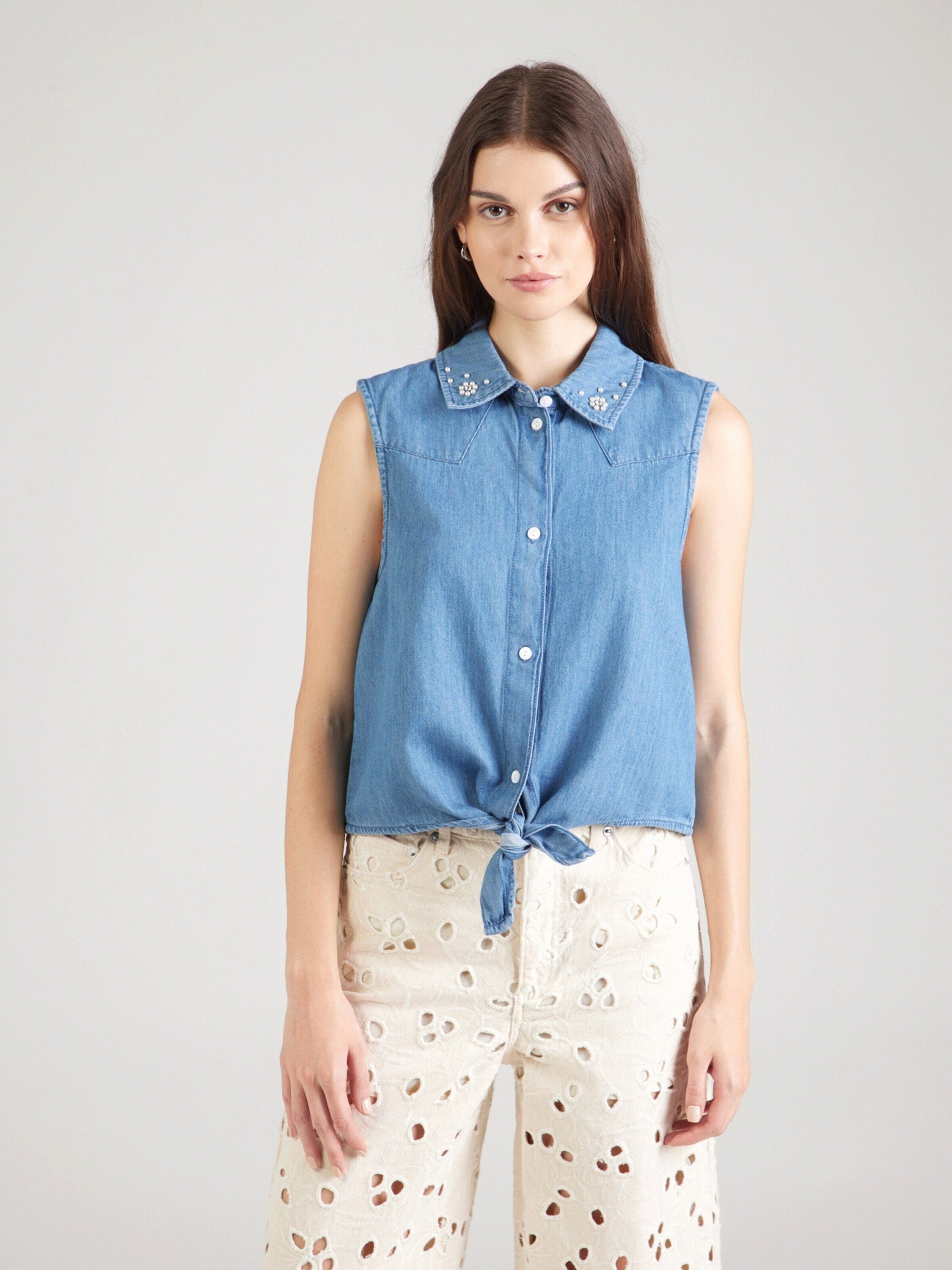 ONLY Funktionsbluse ONLBriar (1-tlg) Perlen
