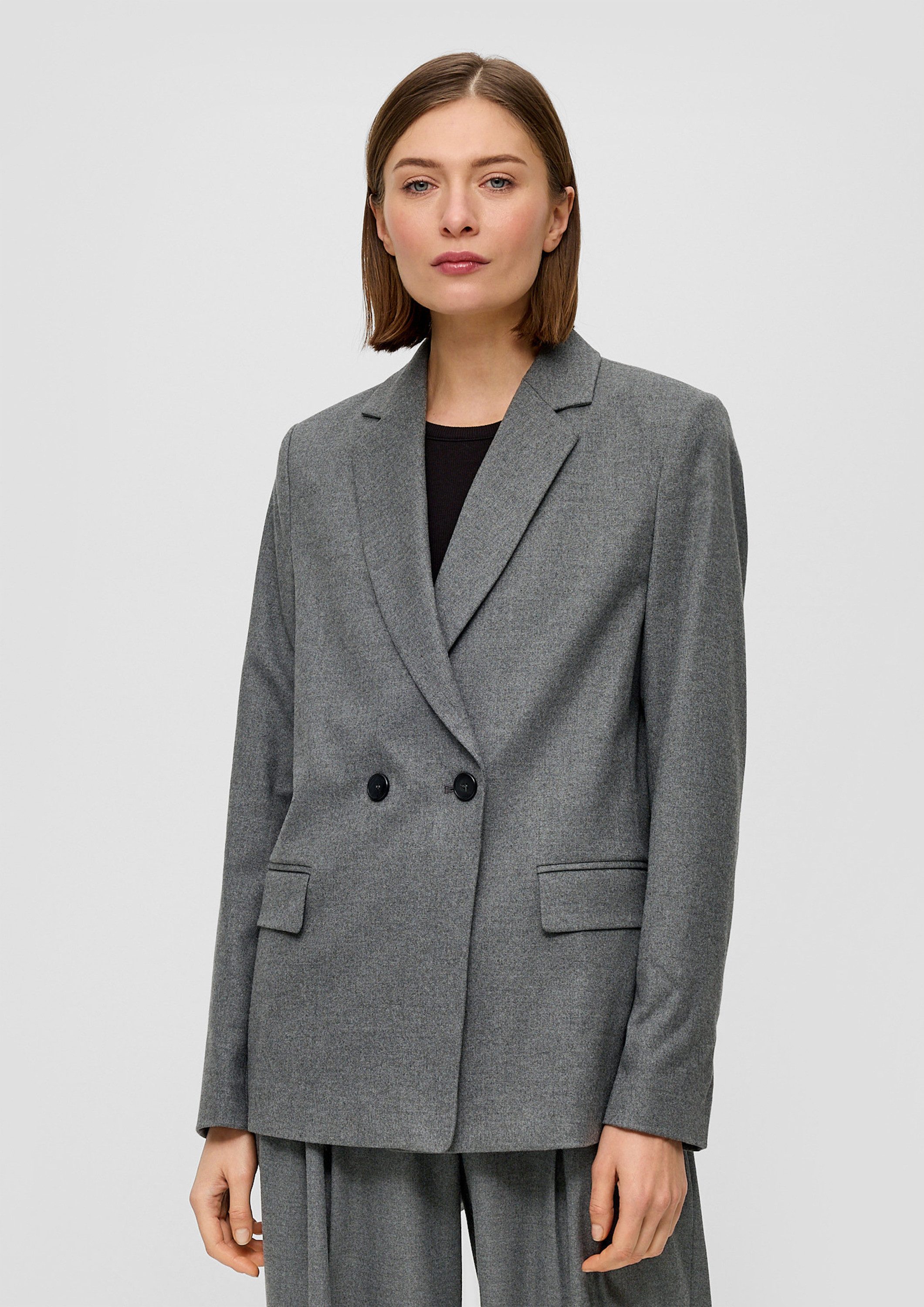 s.Oliver Куртки блейзер Indoor-Blazer Блейзеры aus Viskosestretch (1-tlg)
