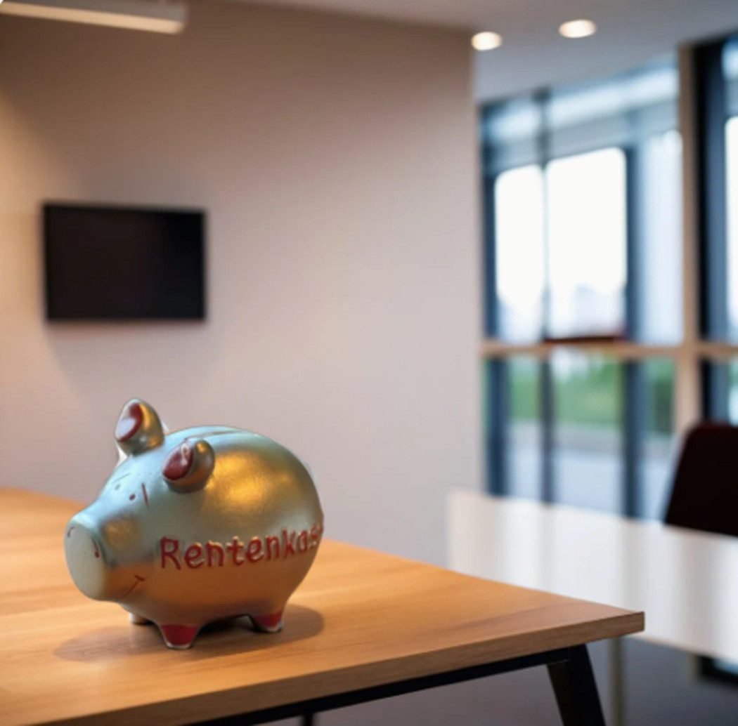 Sparschwein Company Spardose Sparschwein Company Sparschwein "Rentenkasse" B12,5×H9×T9