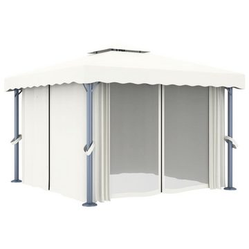 DOTMALL Pavillon 4 Seitenteilen,(Set), L x B: 300x300 cm, mit Moskitonetzen & LED