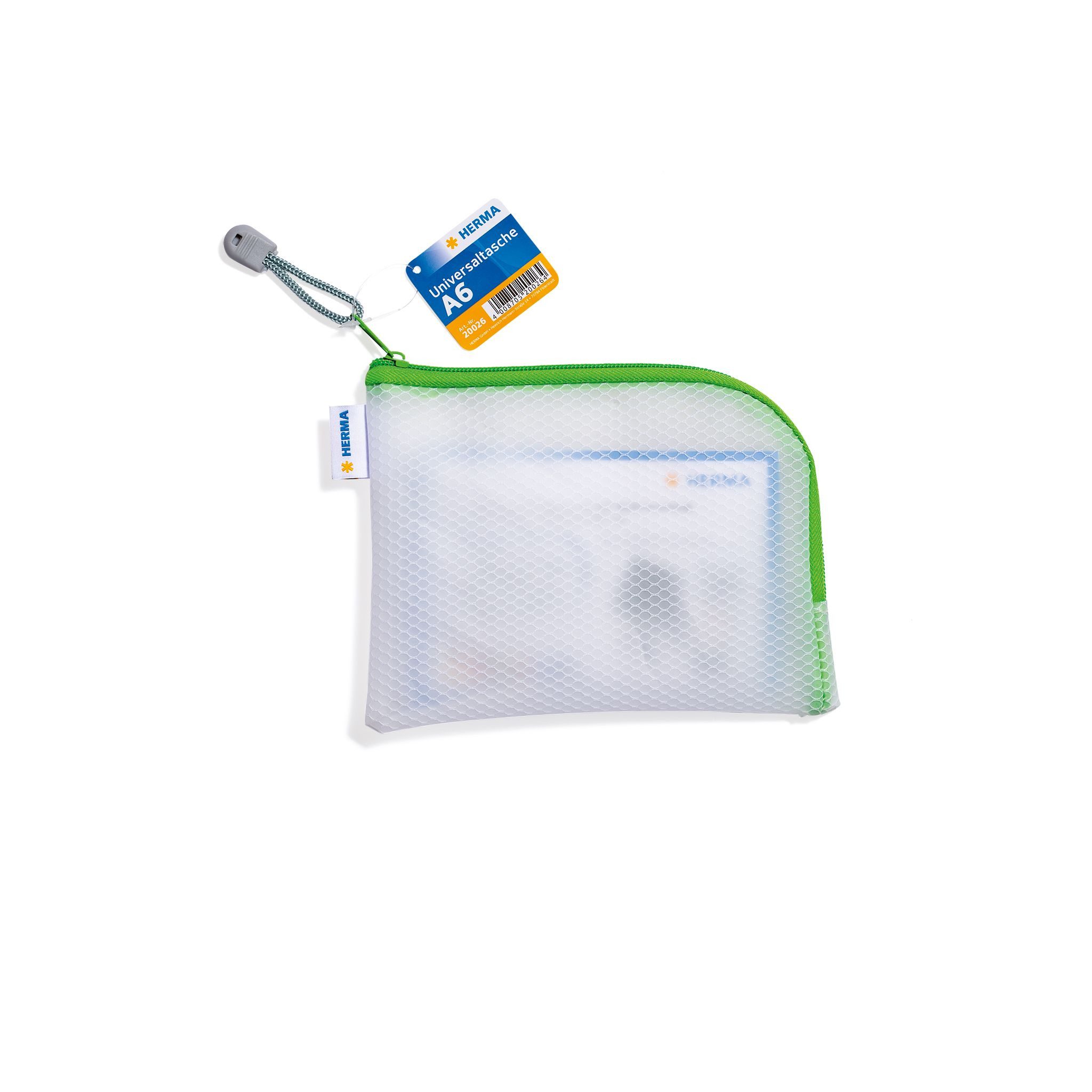 HERMA Dokumententasche Herma Universaltasche Etui A6+ 19 x 14 cm grün