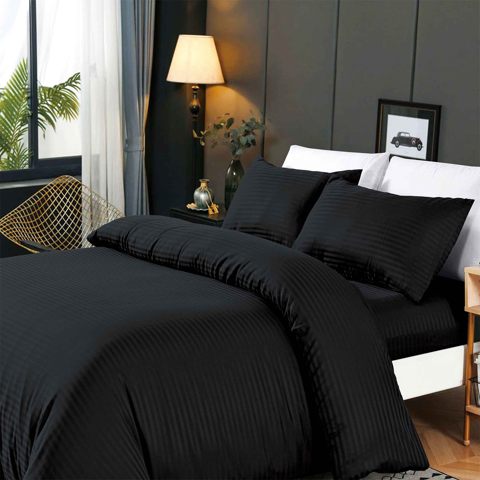 HOMELUX Bettwäsche 220x240 4teilig Bettbezüge 200x220 1er Set mit 50x70 2er günstig online kaufen