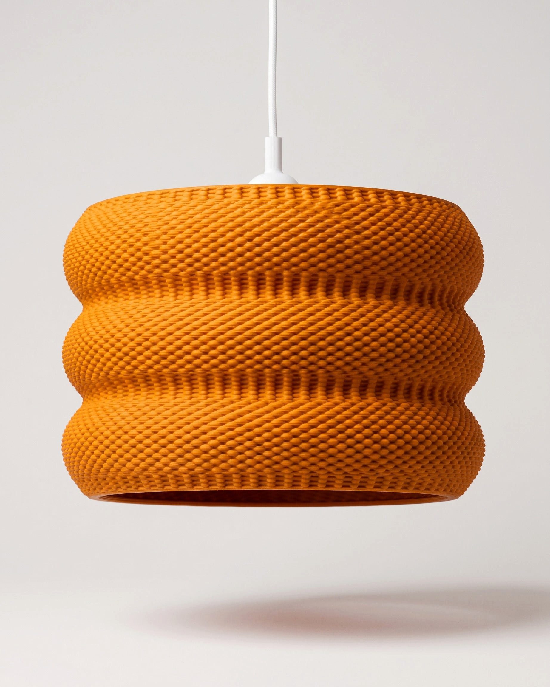Roomberry Pendelleuchte Lampenschirm für Hängelampe, E27, rund, Ø 25-35 cm, Round Pixel, ohne Leuchtmittel, Deckenlampe für Esstisch & Wohnzimmer