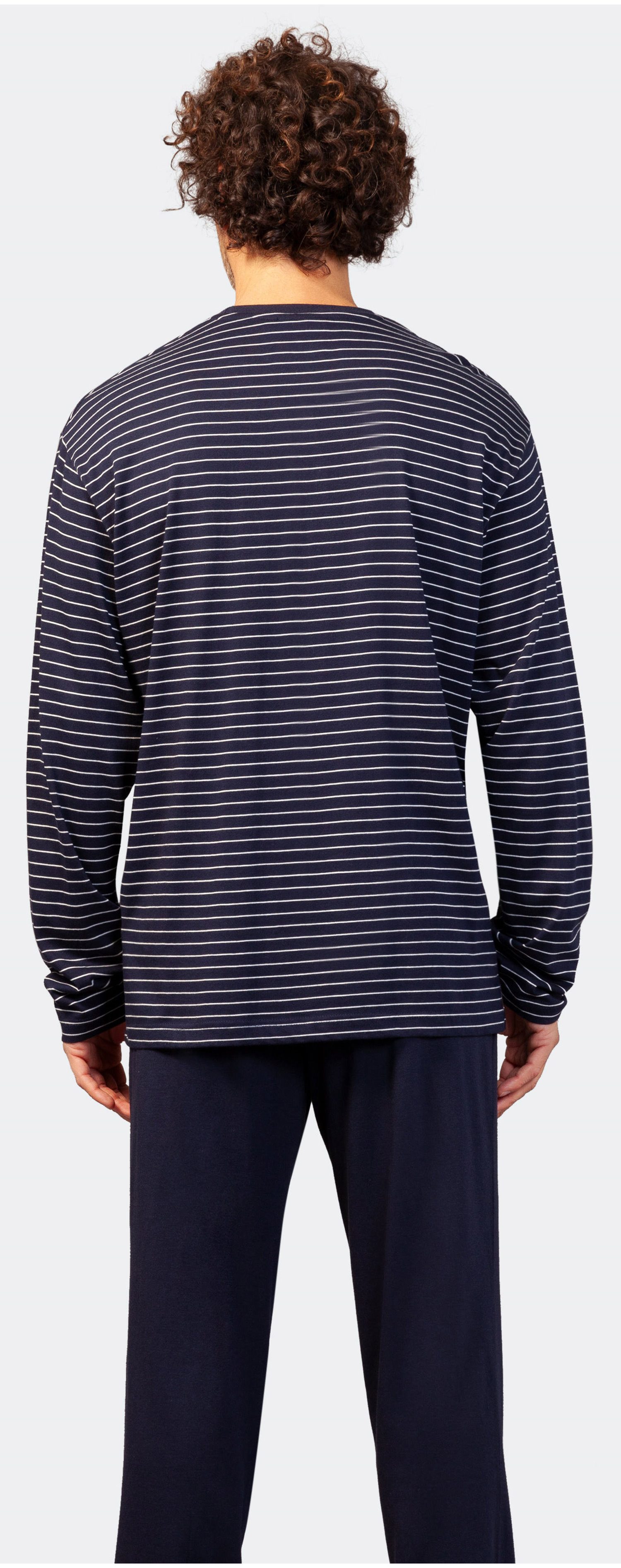 Hajo Schlafanzug Herren Pyjama lang (2 tlg) Modisches Design günstig online kaufen