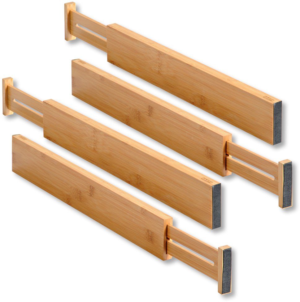 KESPER® Schubladeneinsatz Schubladentrenner (Set, 4 St), variabele Länge