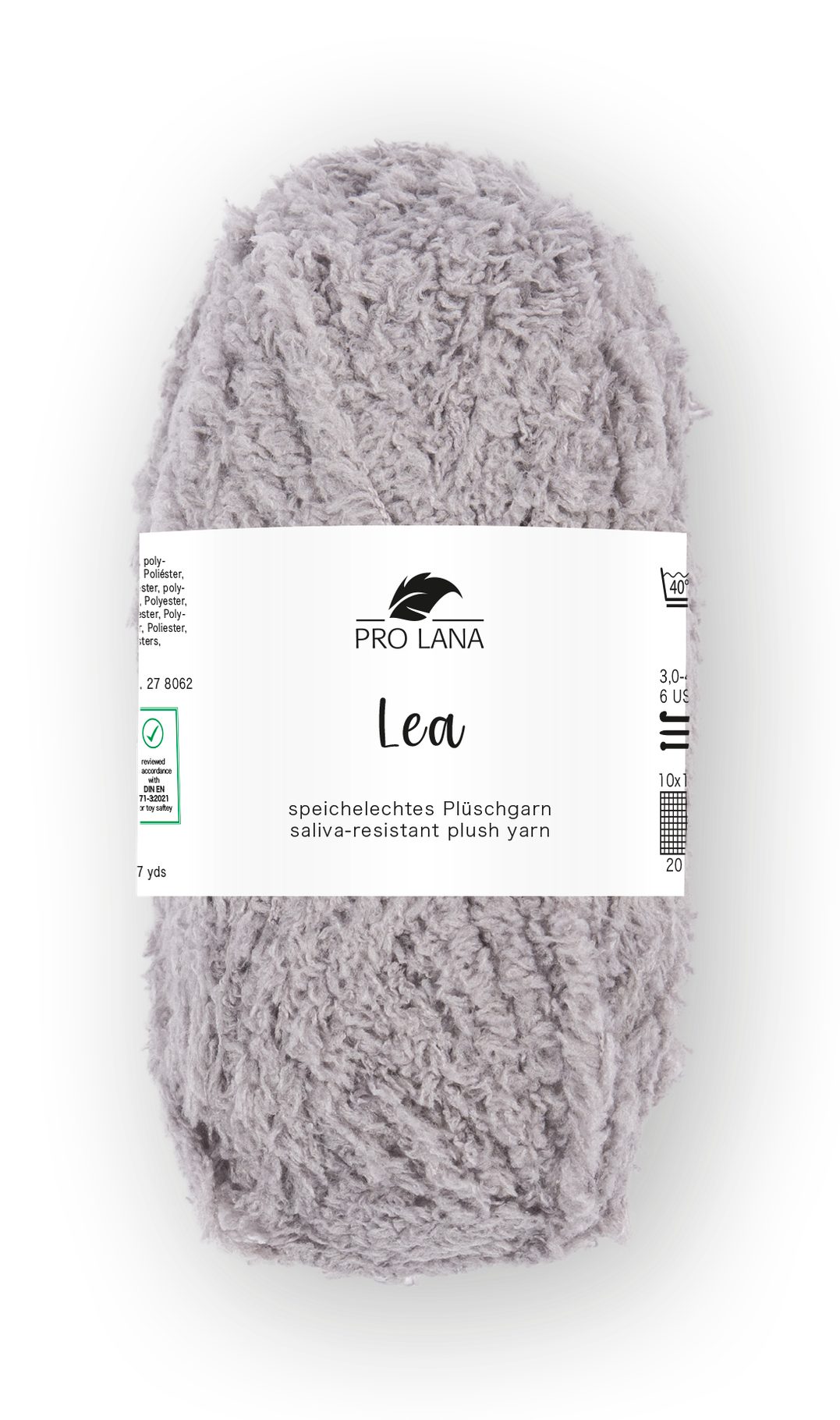 Pro Lana LEA Babyplüsch Garn 25 g weich und flauschig Häkelwolle, 90 m (Ultraweiches Garn für Baby & Kuschelprojekte), 25 g