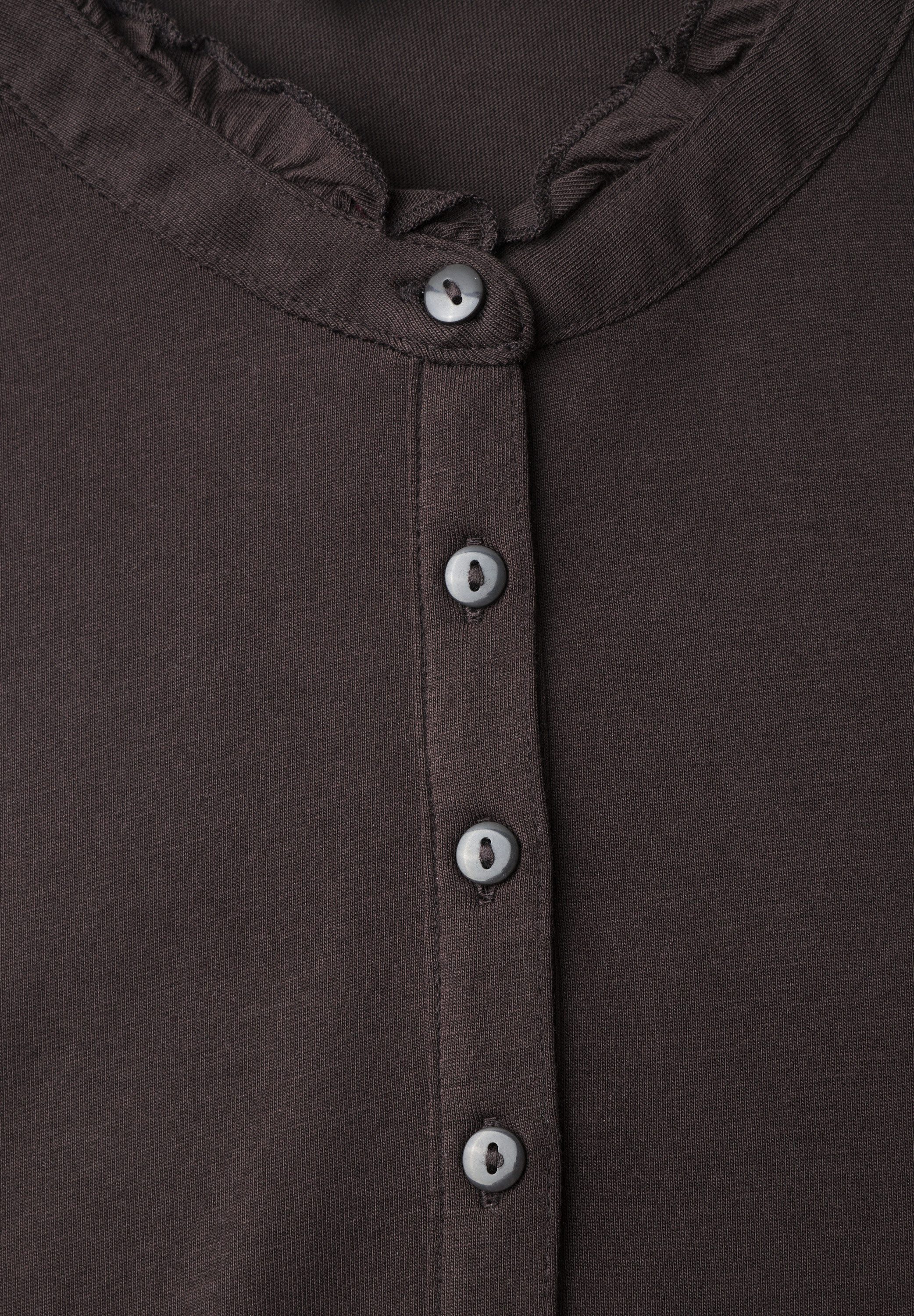 STREET ONE STUDIO Langarmshirt in Unifarbe – Bild 5 von 5
