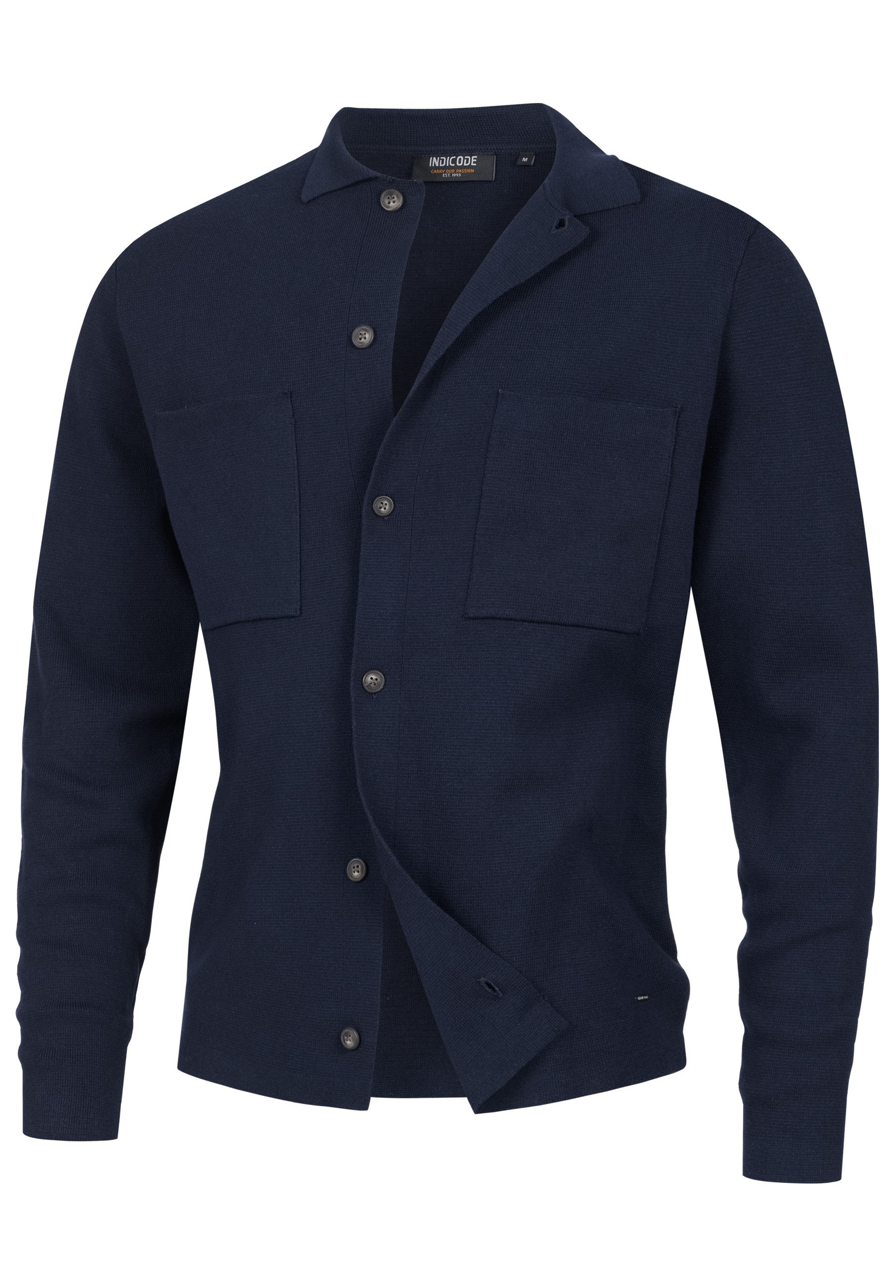 Indicode Strickjacke Herren INBellino Cardigan Herrenstrickjacke Moderne St günstig online kaufen