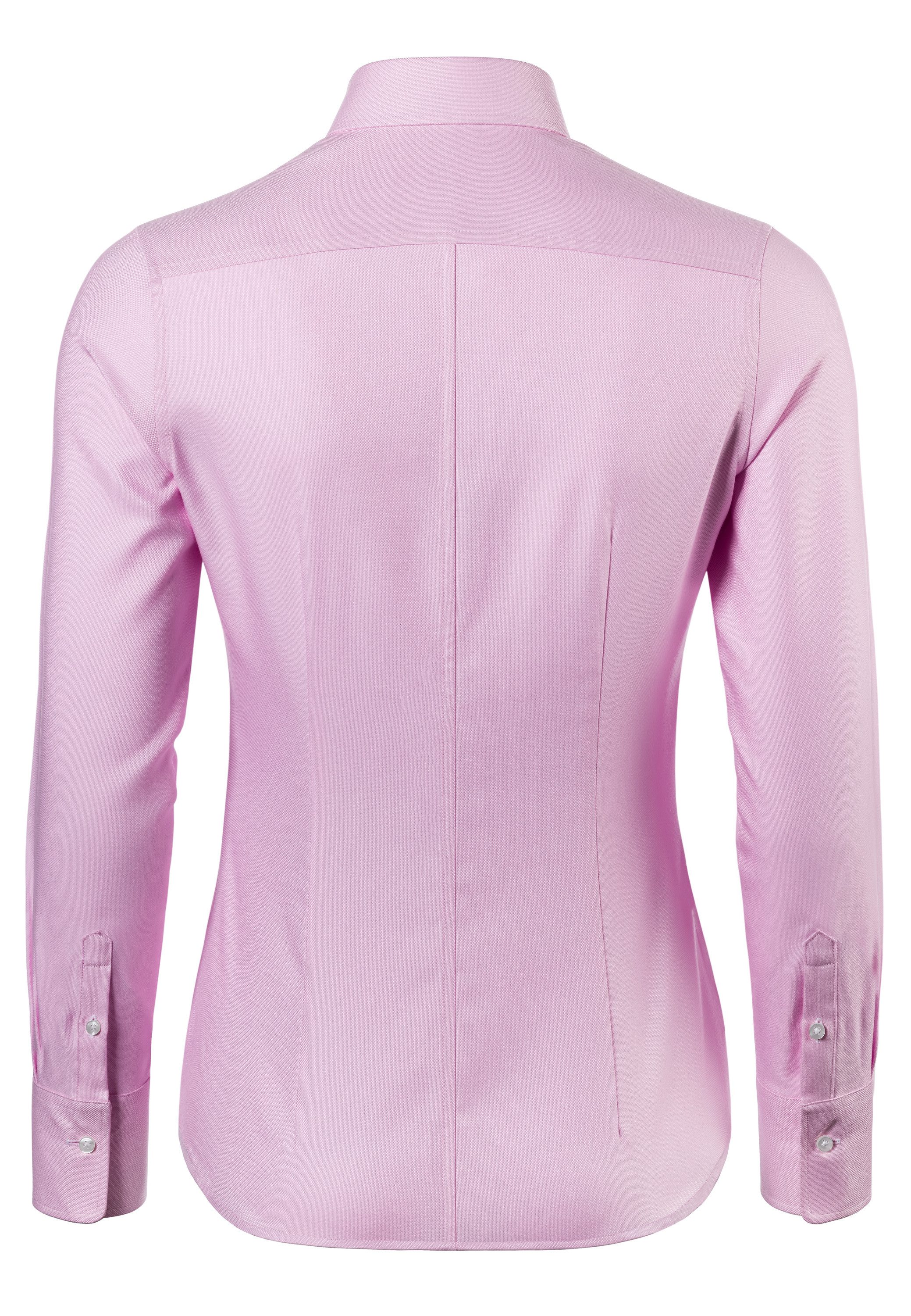 Vincenzo Boretti Klassische Bluse leicht tailliert soft Oxford
