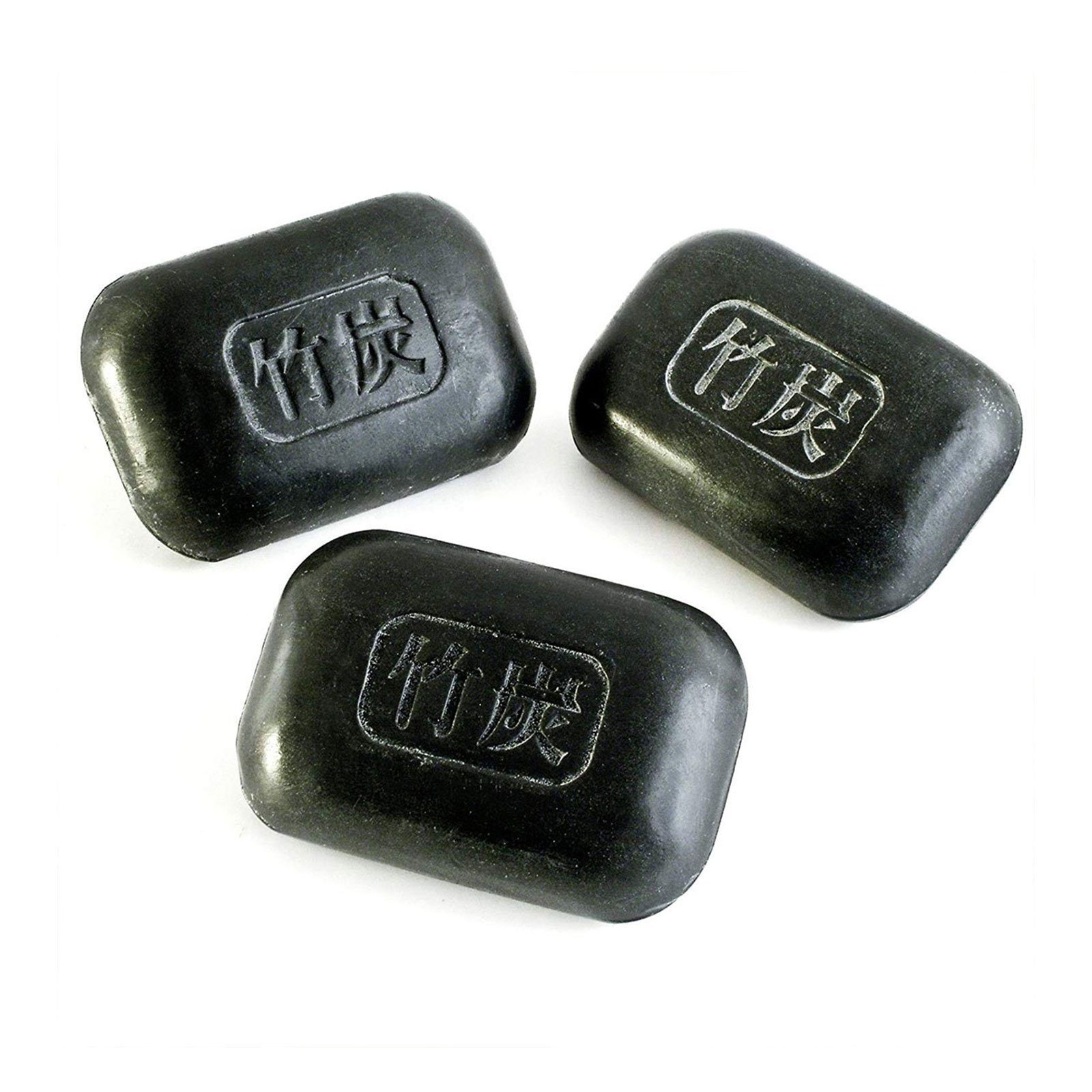 Seifen-Set Aktivkohle Seife, 3er-Pack
