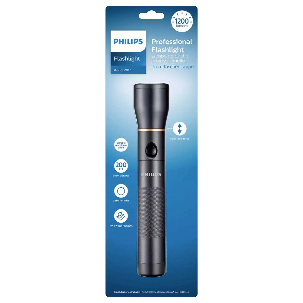 Philips Taschenlampe Philips 7000 Series LED Taschenlampe batteriebetrieben günstig online kaufen