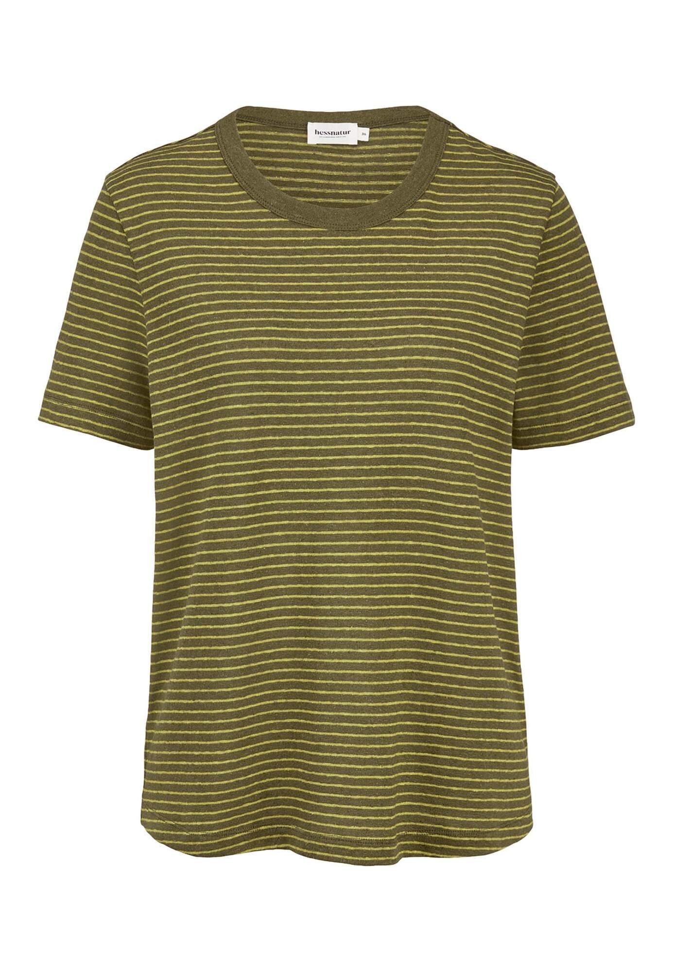 T-Shirt aus Leinen mit reiner Bio-Baumwolle