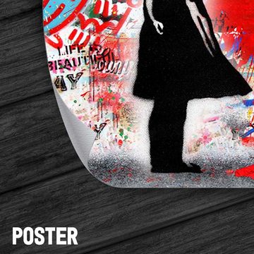 ArtMind XXL-Wandbild FLYING LOVE, Premium Wandbilder als Poster & gerahmte Leinwand in verschiedenen Größen, Wall Art, Bild, Canvas