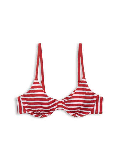 Esprit Bügel-Bikini-Top »Recycelt: Bügel-Top mit Streifen«