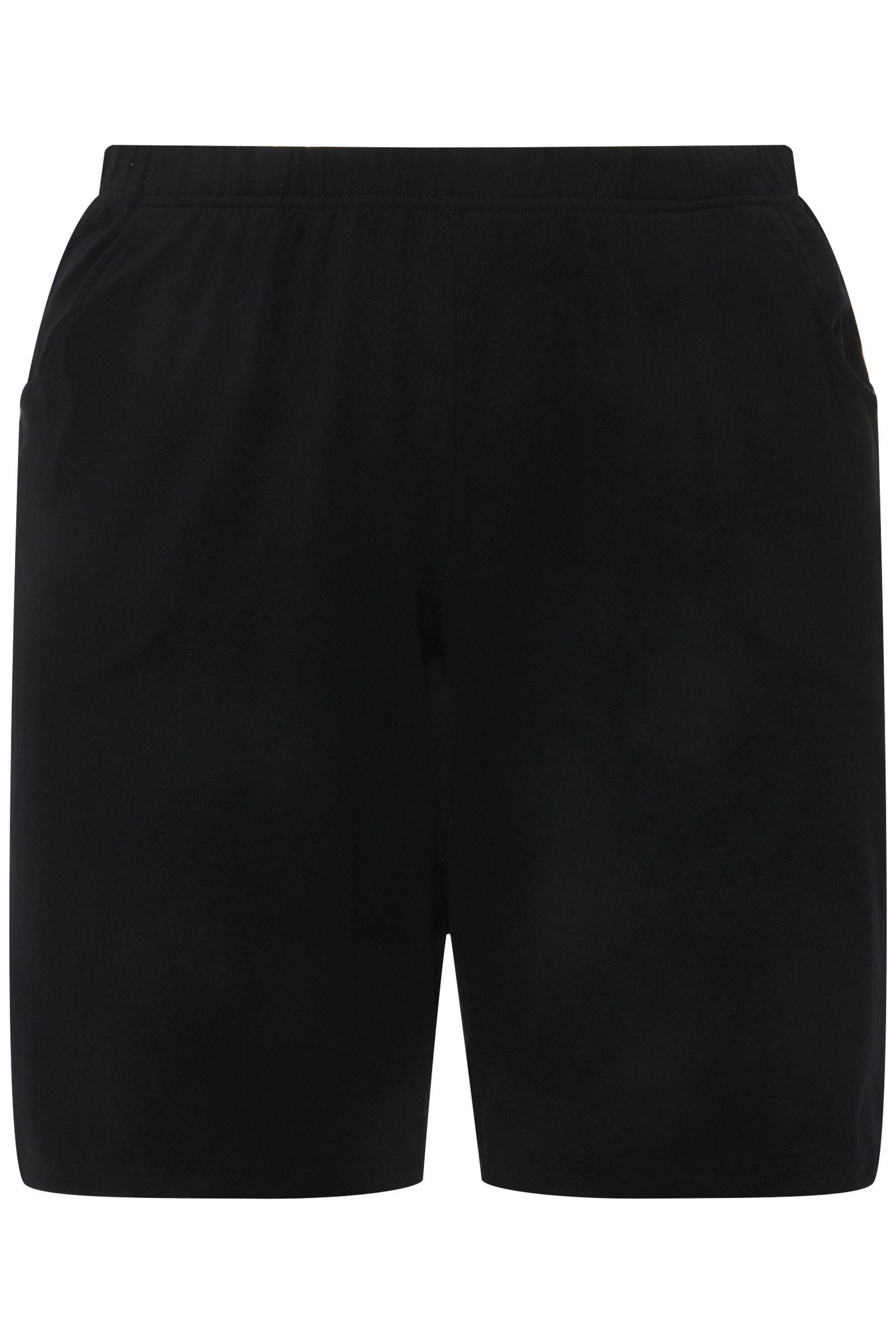Ulla Popken Bermudas Jerseyshorts Taschen Elastikbund günstig online kaufen