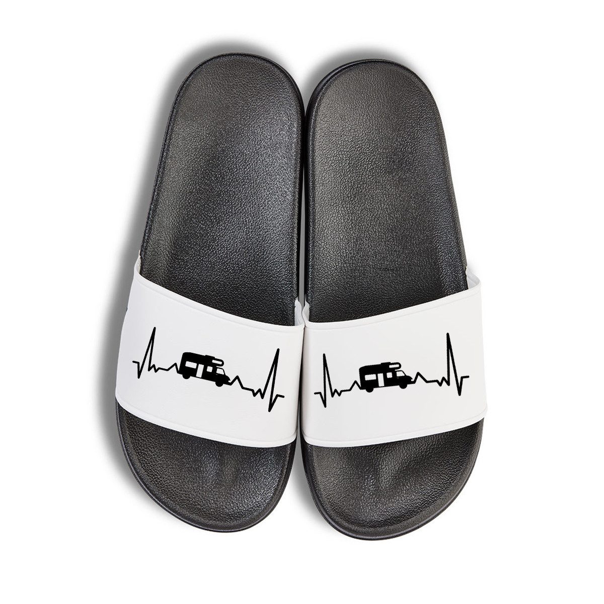 Heartbeat Van Unisex Badelatschen Flip Flops Badeschuh