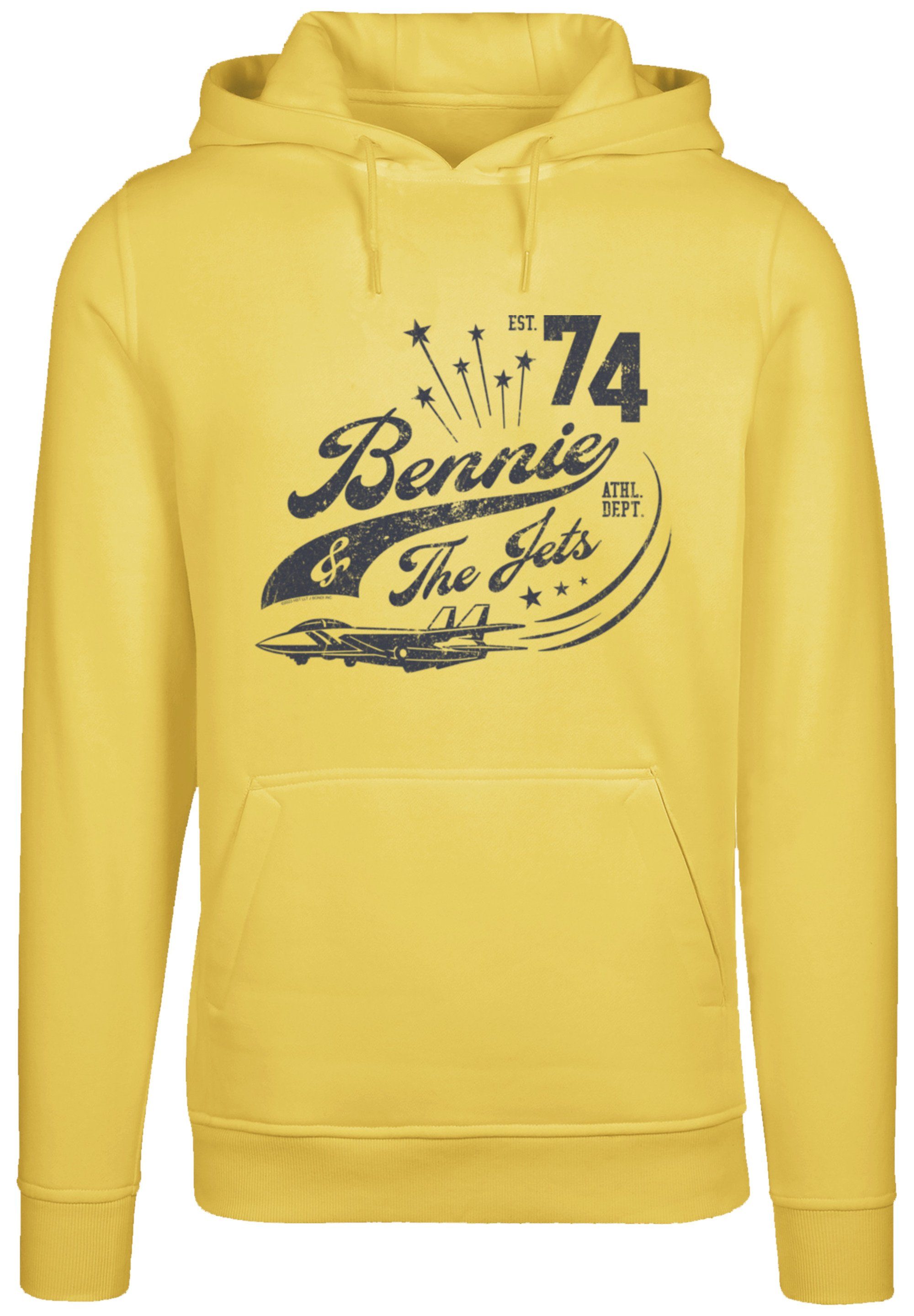 F4NT4STIC Kapuzenpullover Elton John Bennie And The Jets Weihnachten, Geschenk, Logo taxi yellow