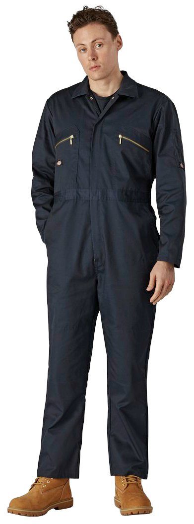 Dickies Arbeitsbekleidung Standard Redhawk-Coverall Overall Reißverschluss, Beinlänge mit