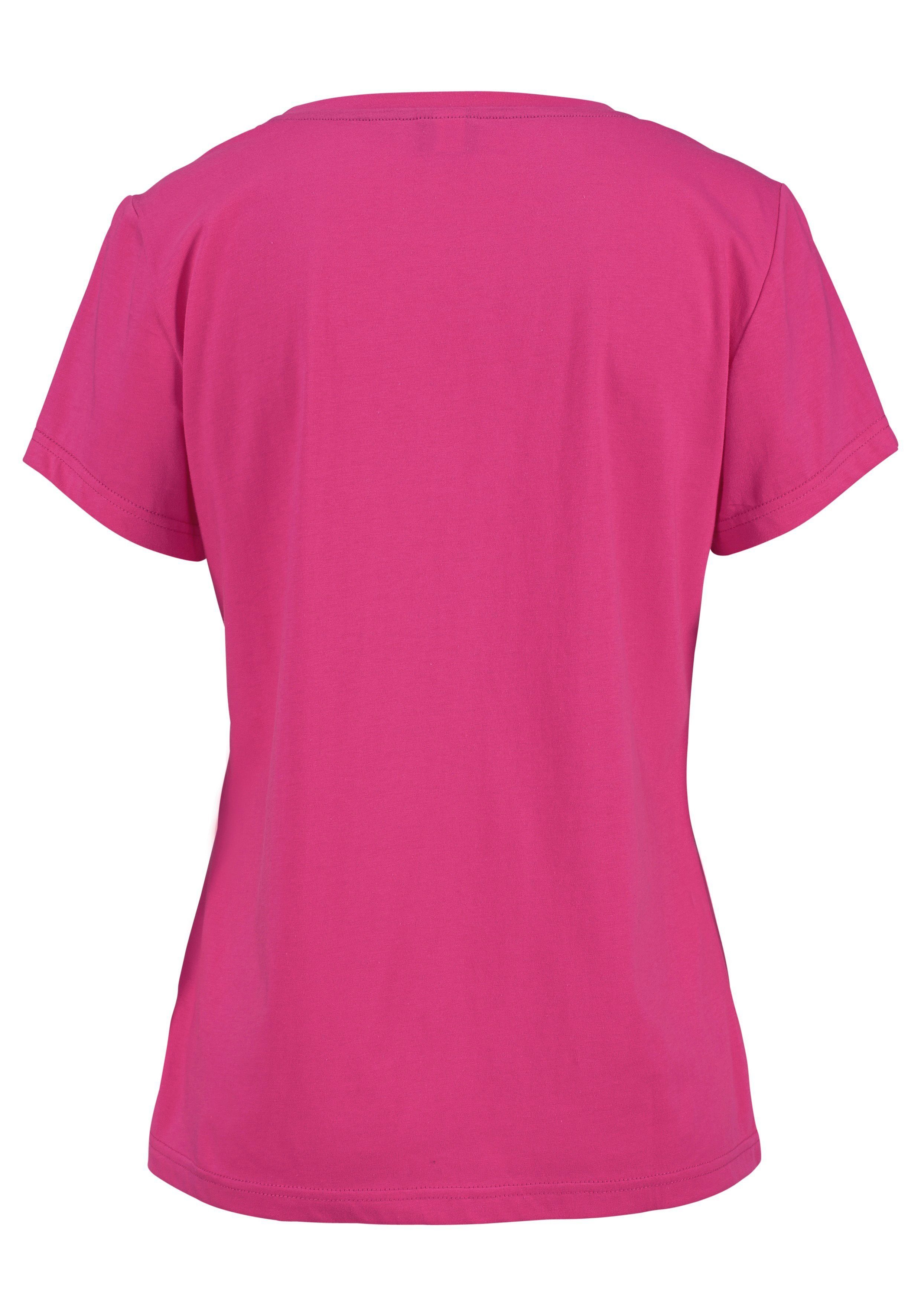 Vivance Dreams by Lascana Pyjama mit Frontschriftzug – Bild 5 von 5