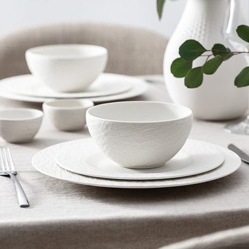 Villeroy & Boch Schale Manufacture Rock blanc Suppen Bol 0,3 l, Premium Porcelain, (Bowls)