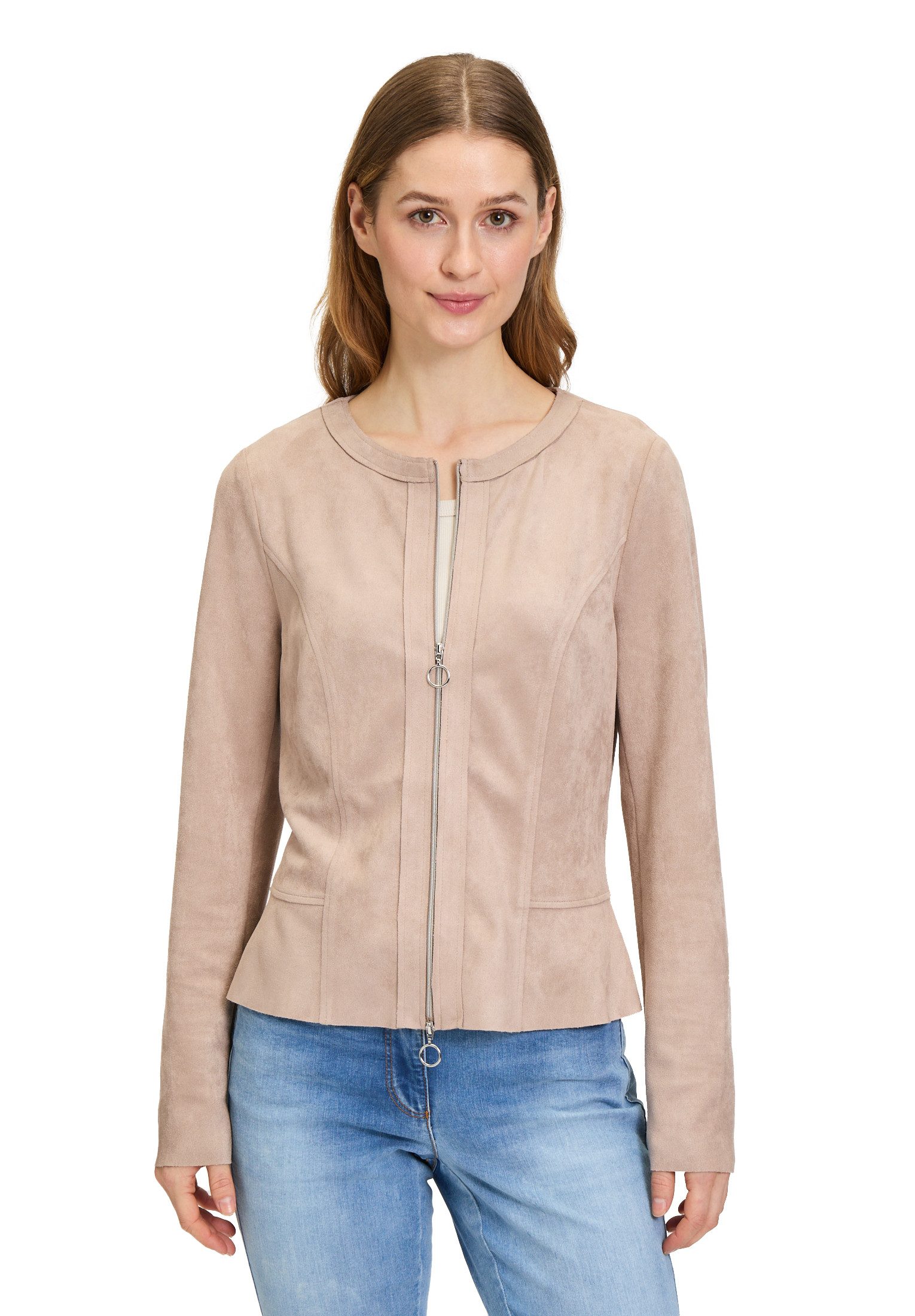 Jackenblazer Betty Barclay Blazer-Jacke mit Reißverschluss