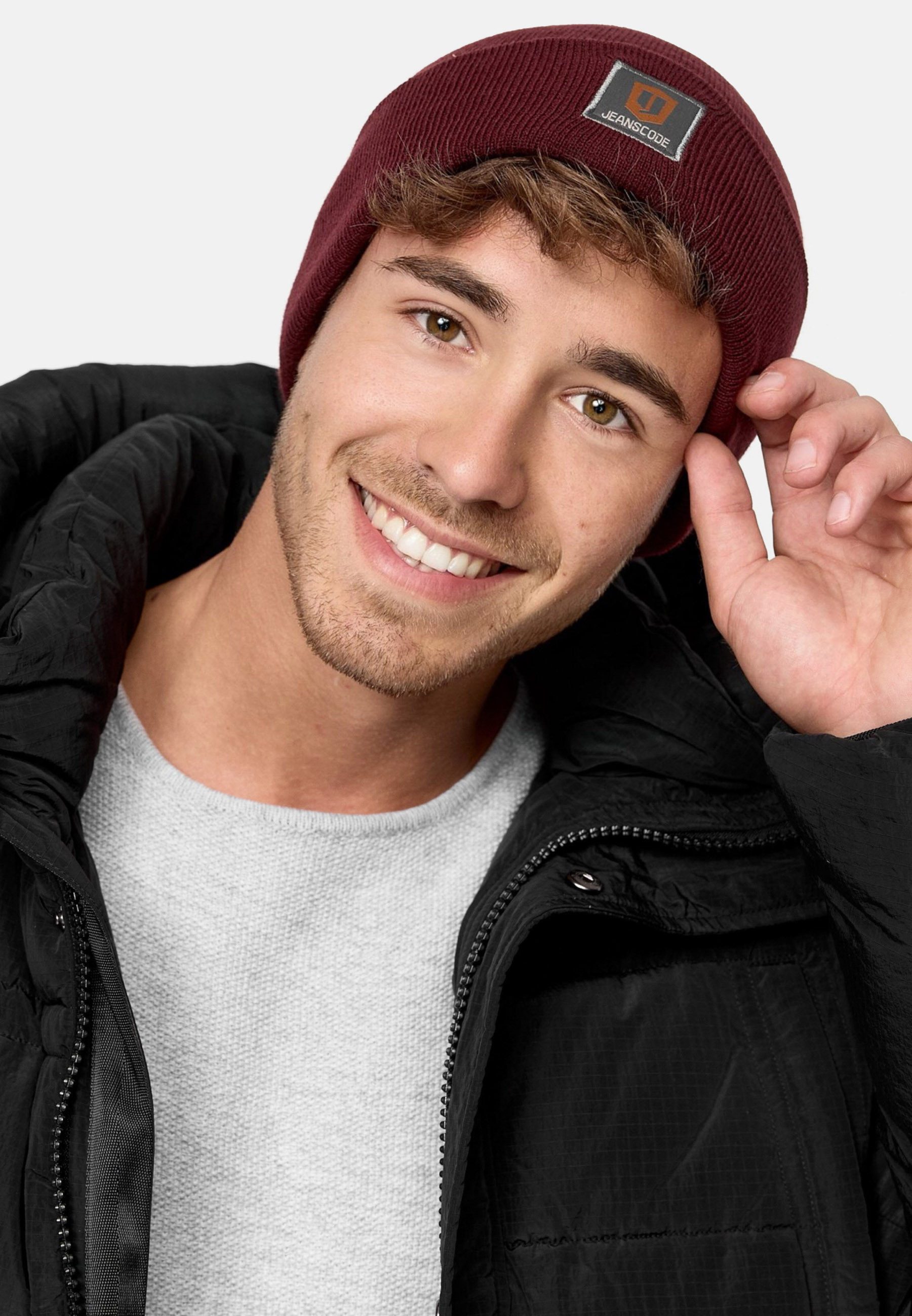 INDICODE Strickmütze Herren Vulcano Herrenmütze Wintermütze (2-St) 2er-Pack