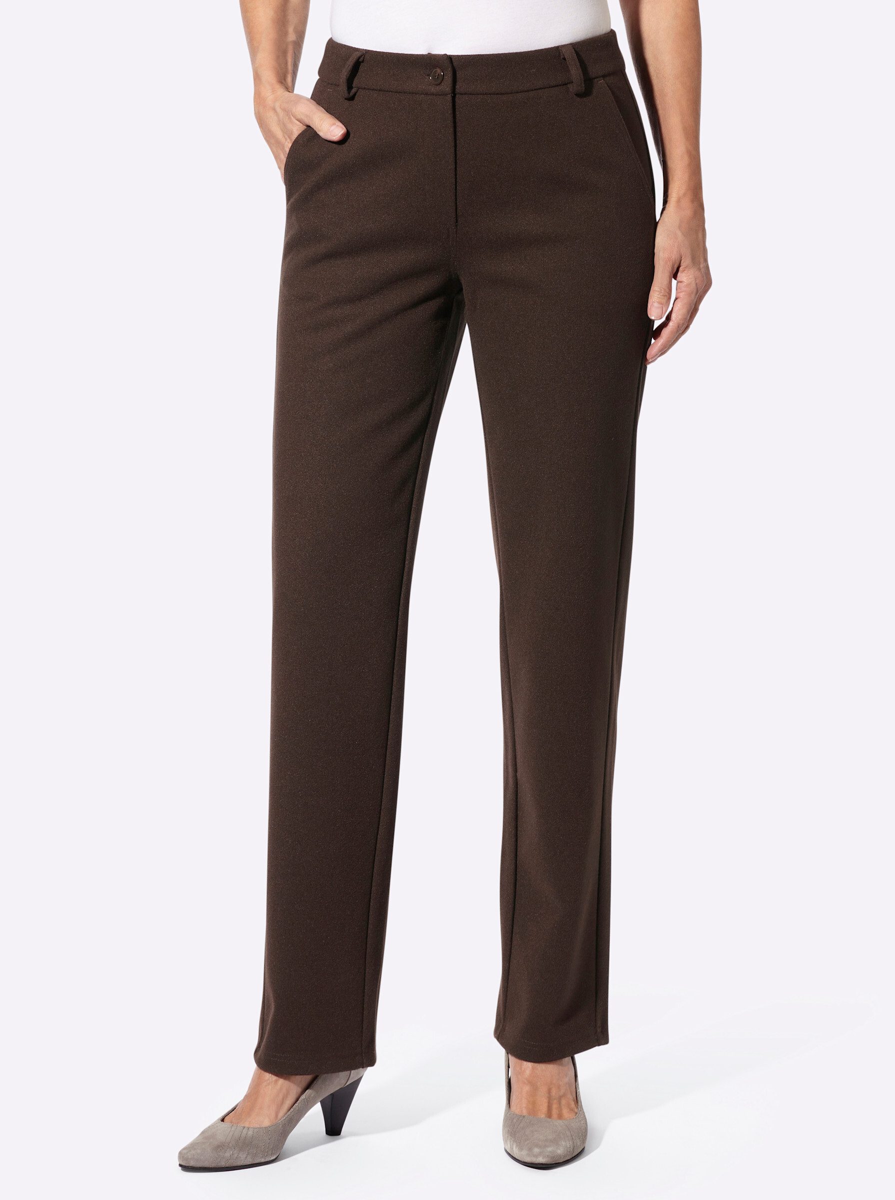 Jerseyhose Stoff-Hose komfortabel
