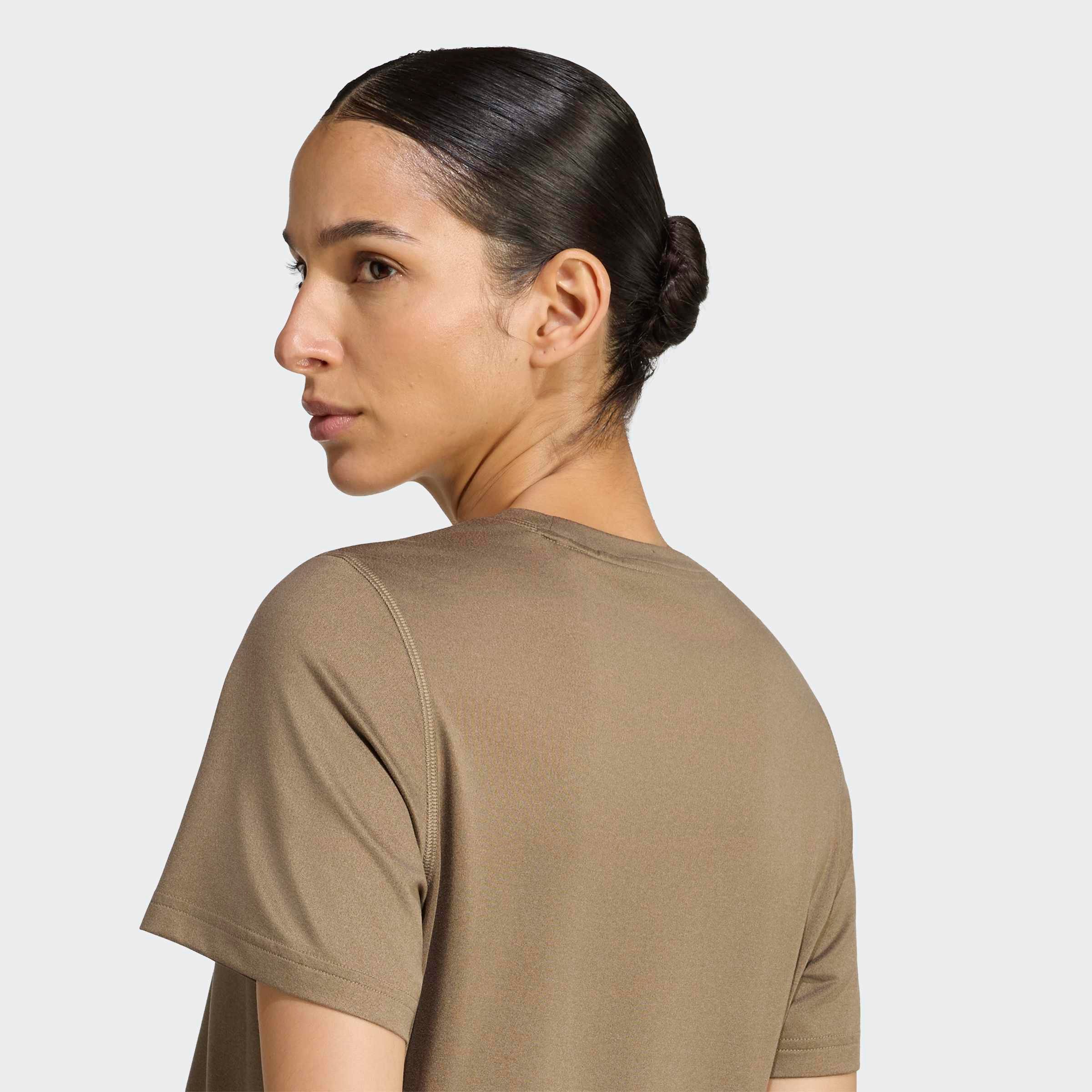 adidas Performance T-Shirt WORKOUT ESSENTIALS für Erwachsene, mit Rundhalsausschnitt, ohne Verschluss, aus Polyester