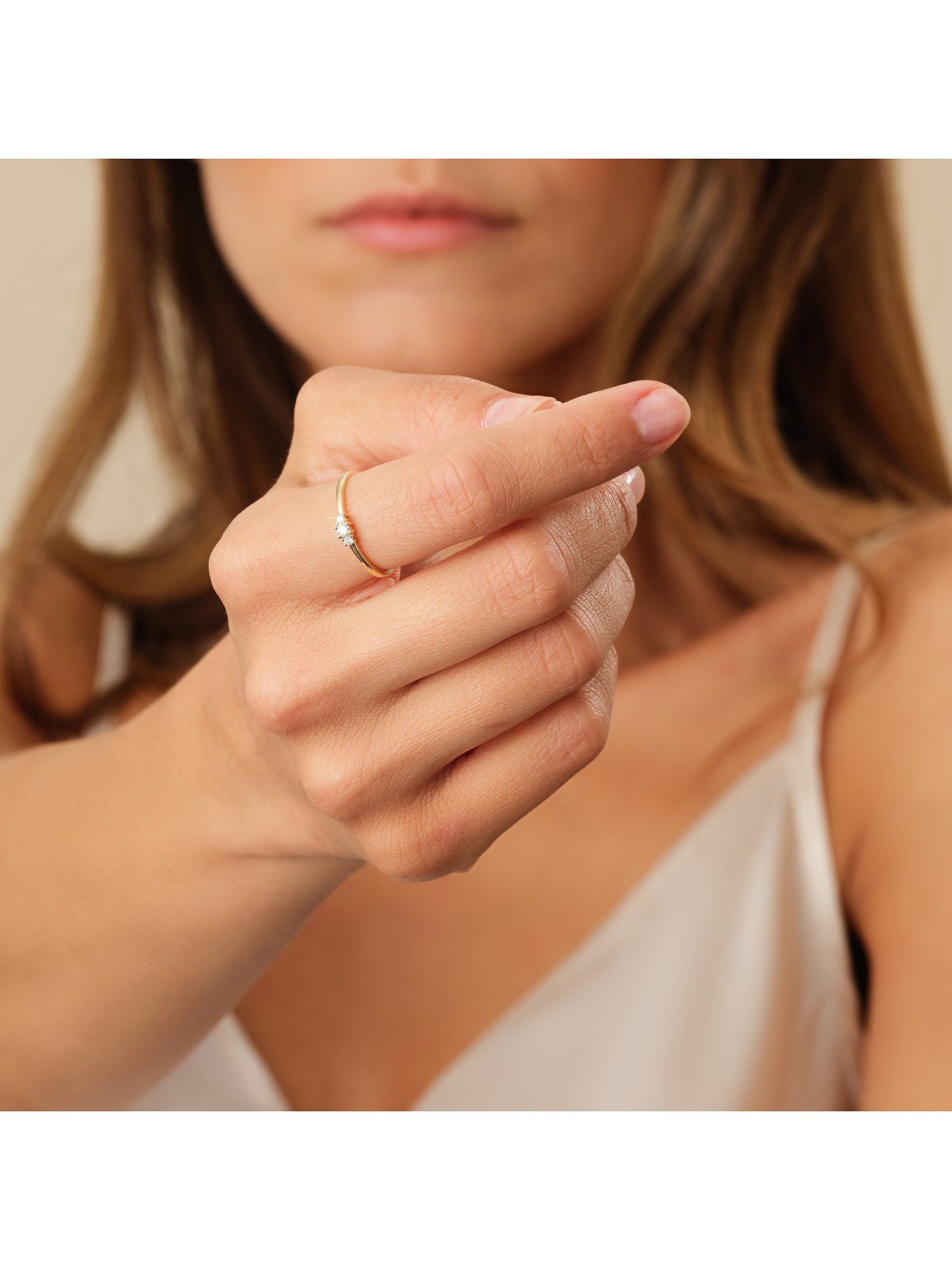CHRIST Diamantring CHRIST Damen-Damenring 375er Gelbgold günstig online kaufen