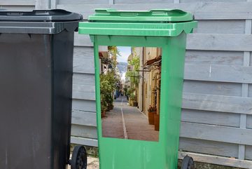 MuchoWow Wandsticker Kreta - Rethymno - Griechenland (1 St), Mülleimer-aufkleber, Mülltonne, Sticker, Container, Abfalbehälter