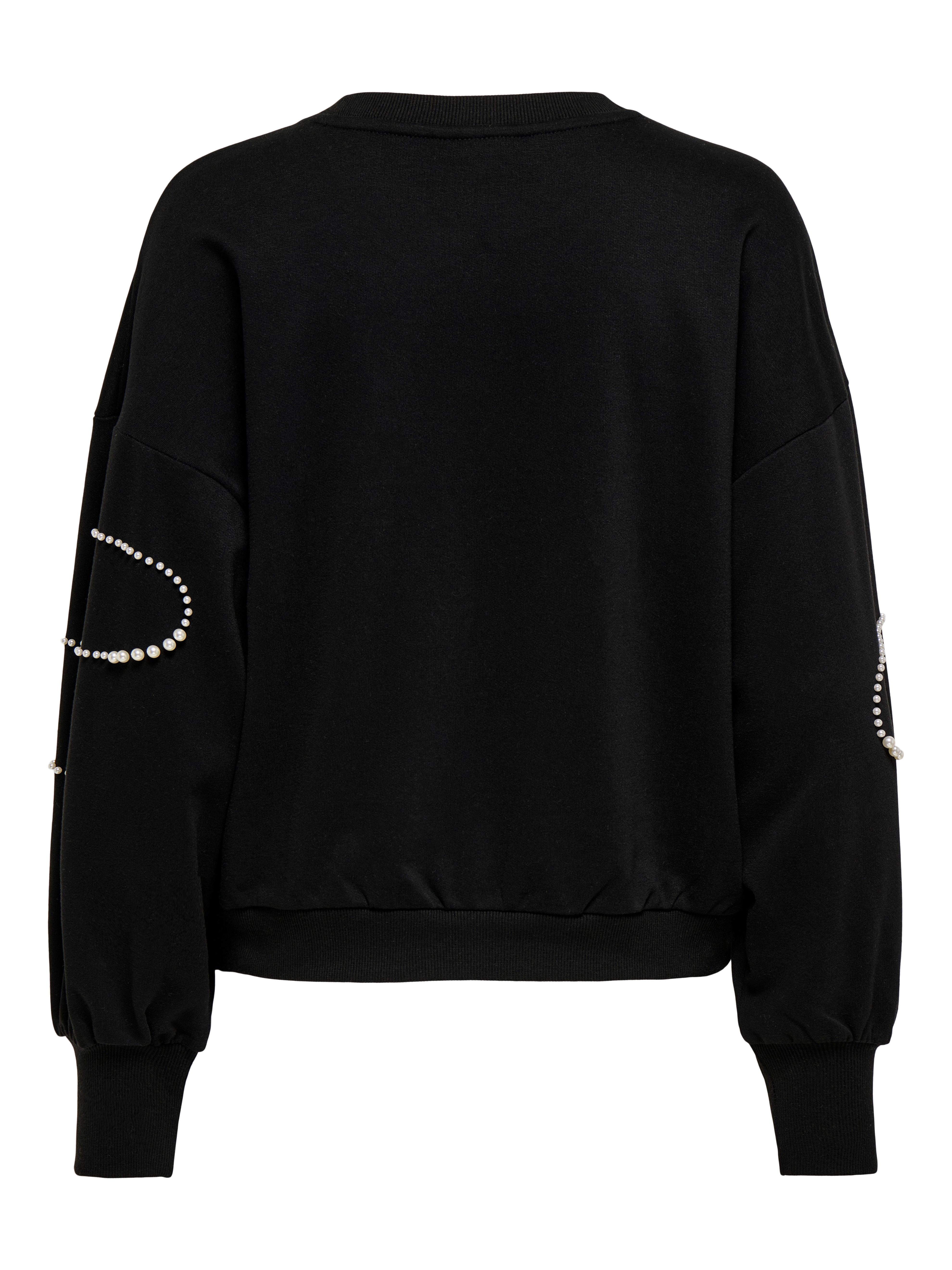 ONLY Sweatshirt ONLBROOK L/S PEARL DETAIL CS SWT