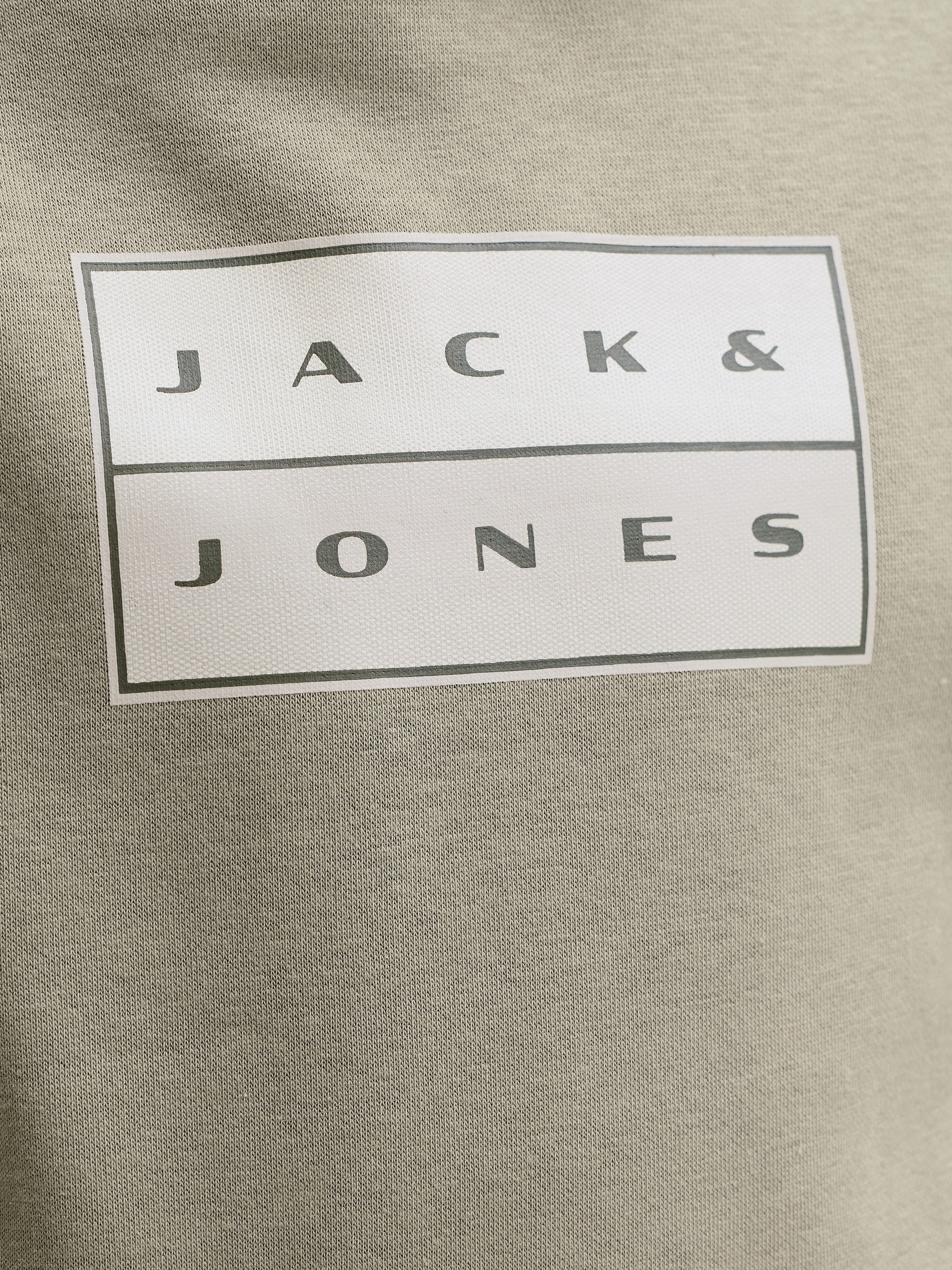 Jack & Jones Junior Kapuzensweatshirt JCOFUSION GRAPHIC SWEAT HOOD UNB SN JNR Baumwollmischung, normal geschnitten – Bild 3 von 5