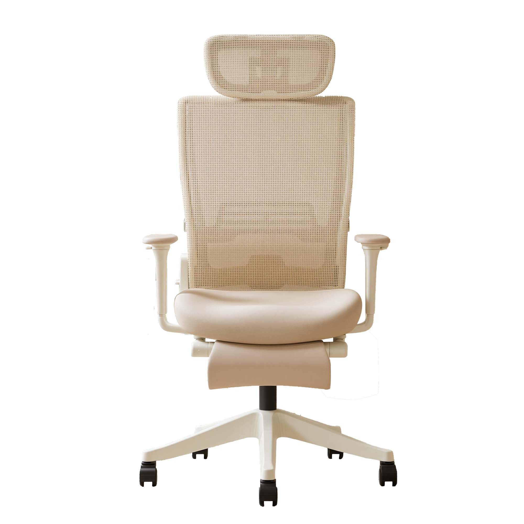 welax Bürostuhl mit 4D-Armlehnen, Fußstütze, Lendenstütze und 2D-Kopfstütze (1 St), Klappbarer ergonomischer Computerstuhl, Schreibtischstuhl & Drehstuhl – Bild 3 von 5