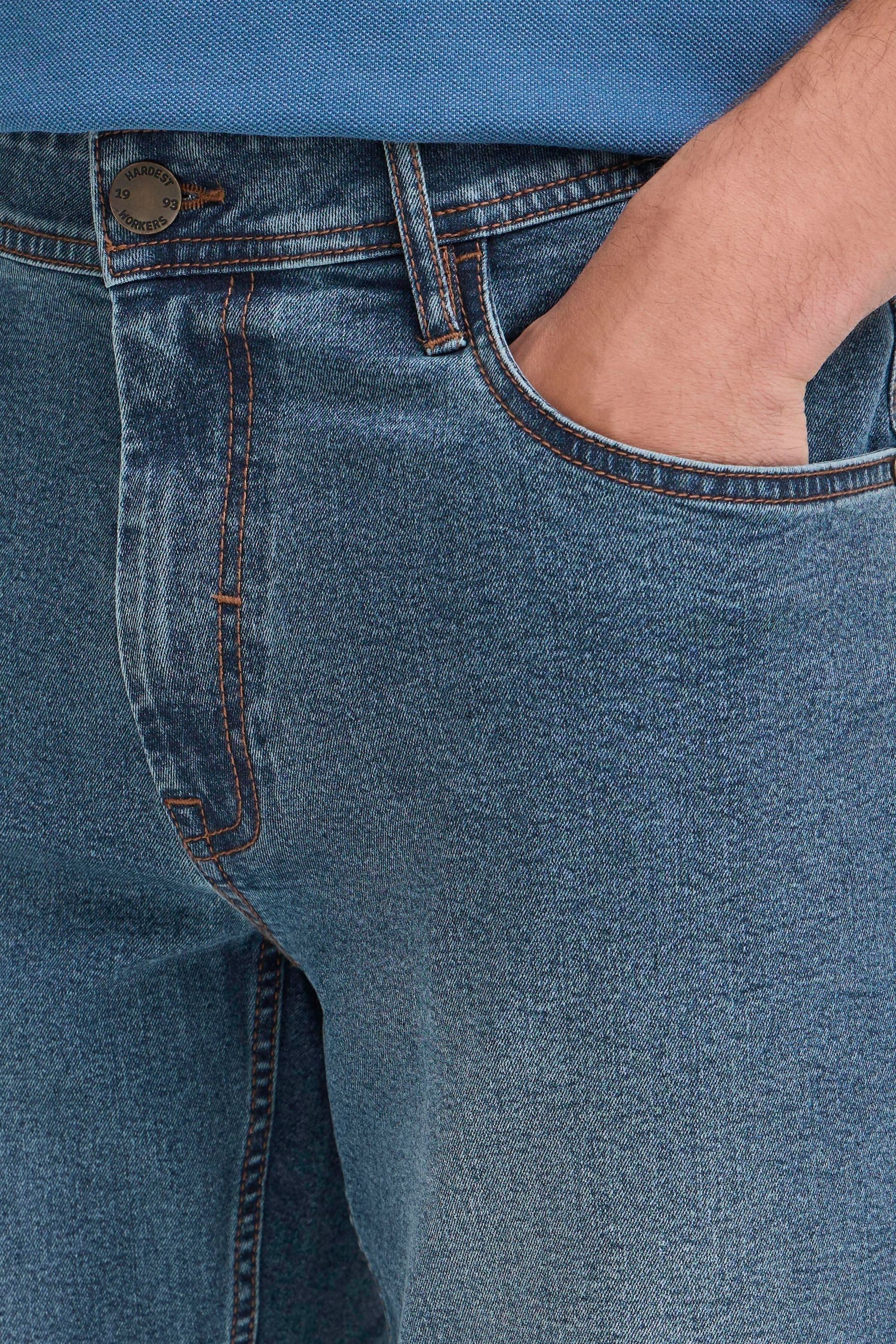 Blend Relaxhose BHZinar Jeanshose mit normalem Bund und geradem Bein - Rock Fit