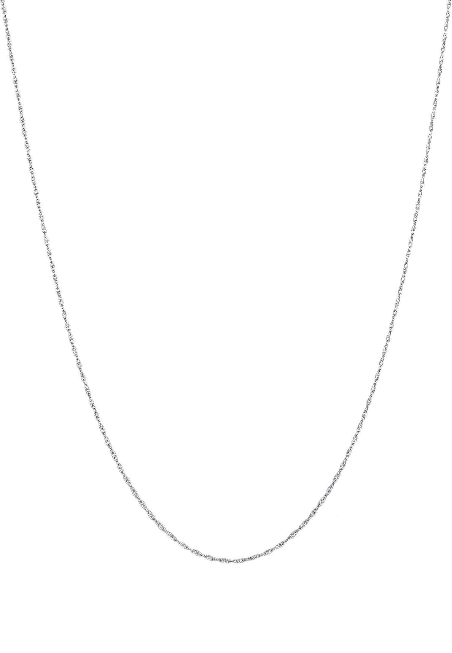 Kuzzoi Silberkette Basic Gedrehte Gliederkette 925 Silber