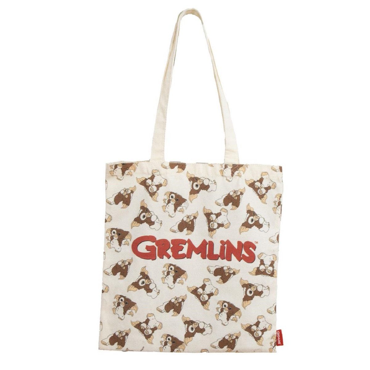 Cerda Shopper Gremlins Shopping Bag Tragetasche Baumwoll-Mix Einkaufstasche