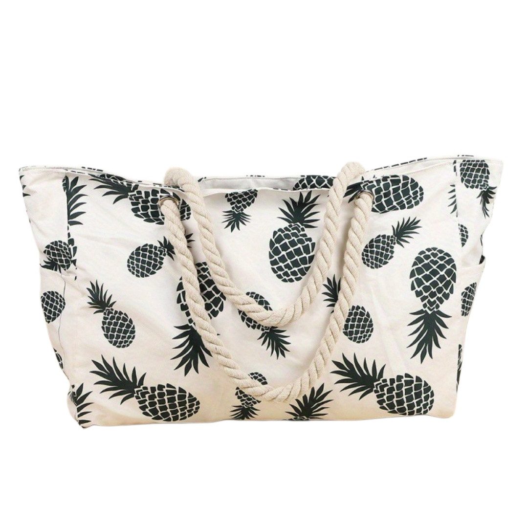 Zaewry Strandtasche Große Strandtasche xxl Familie, Badetasche Damen Wasserdicht (Damen mit Reißverschluss,Beach Bag Tote Bag), für Strand Reisen Pool Fitnessstudio