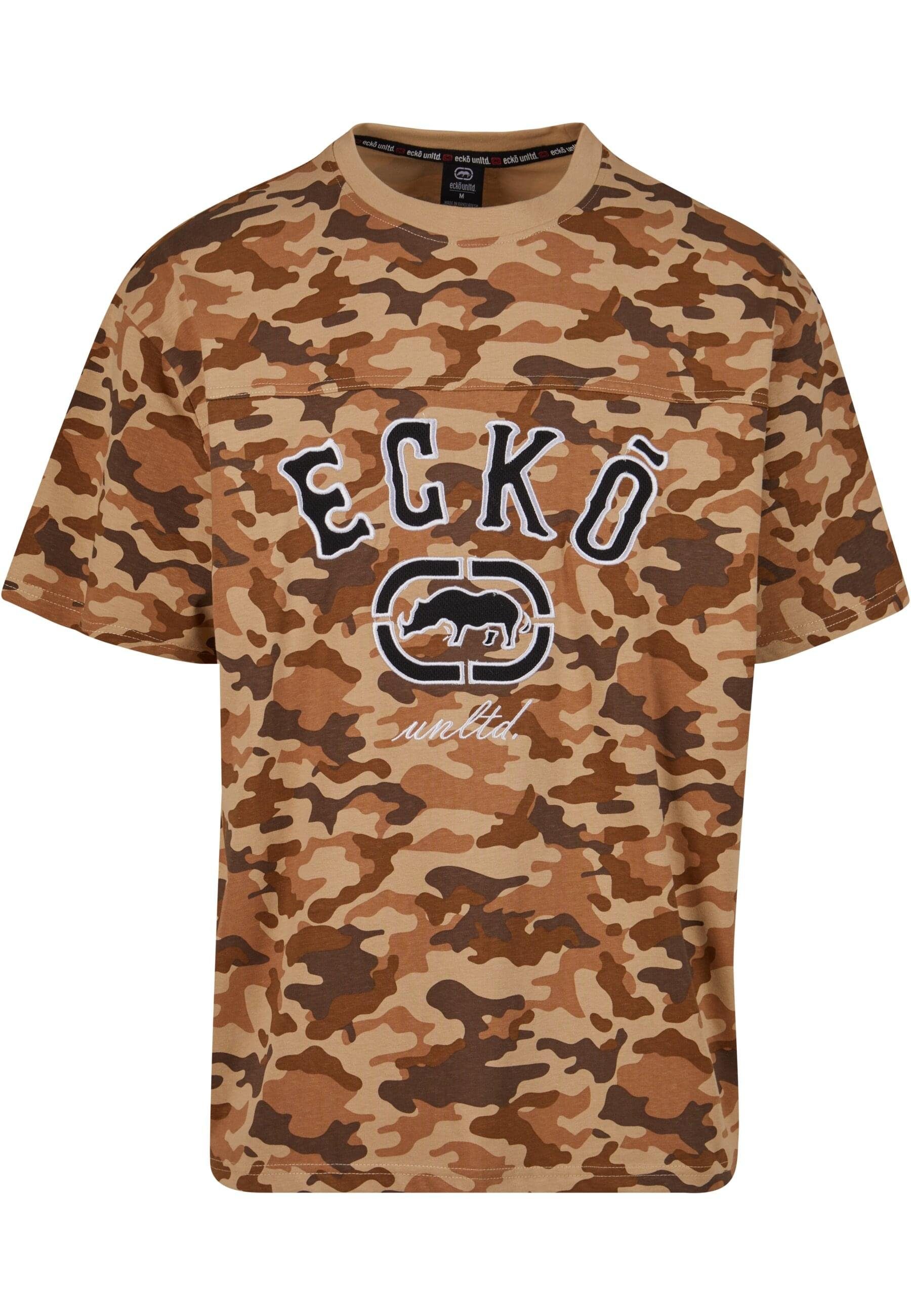 Ecko Unltd. T-Shirt Herren Ecko Unltd. Tshirt BBall (1-tlg) camouflage/camel/brown